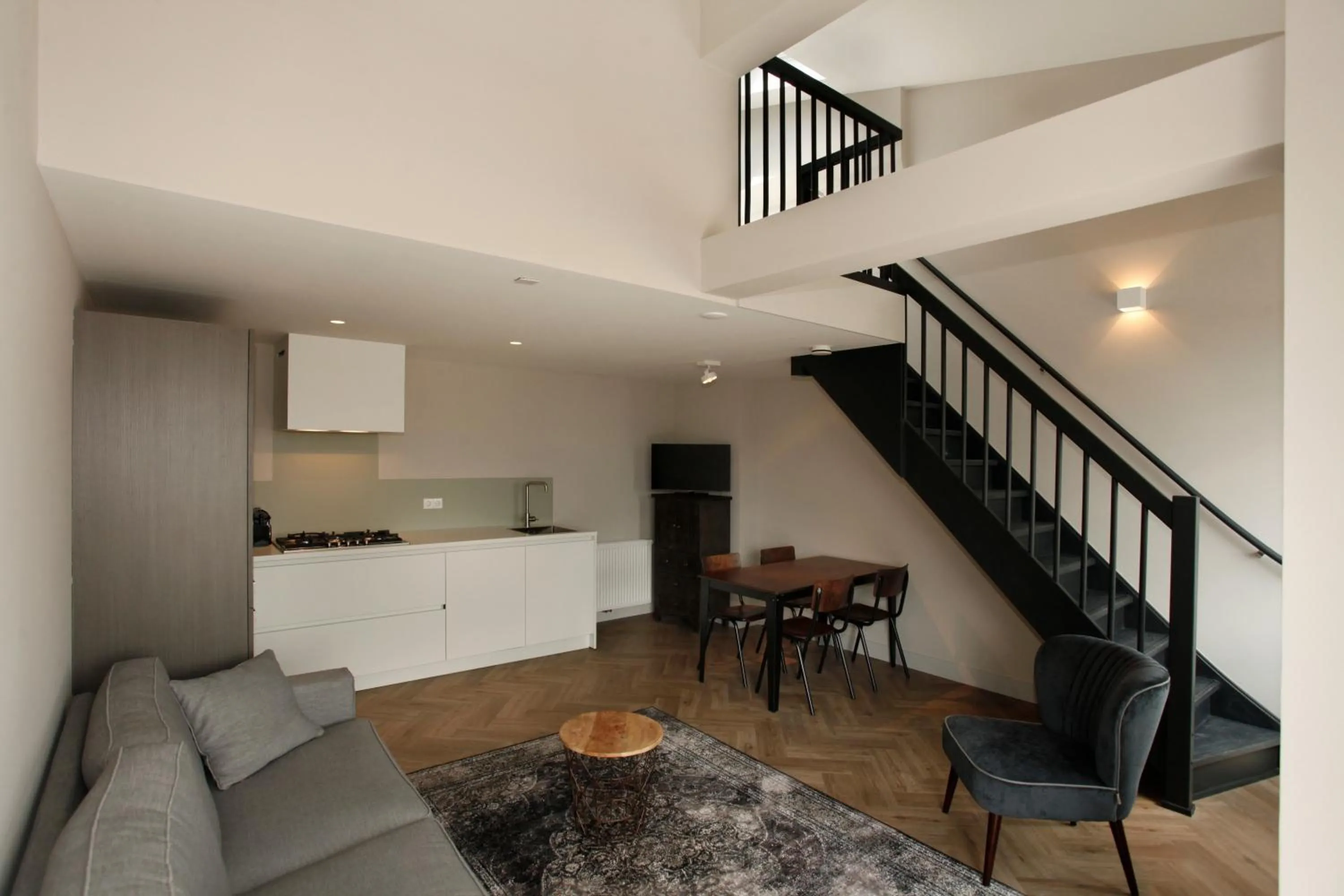 Kitchen or kitchenette in Stayci Serviced Apartments Westeinde