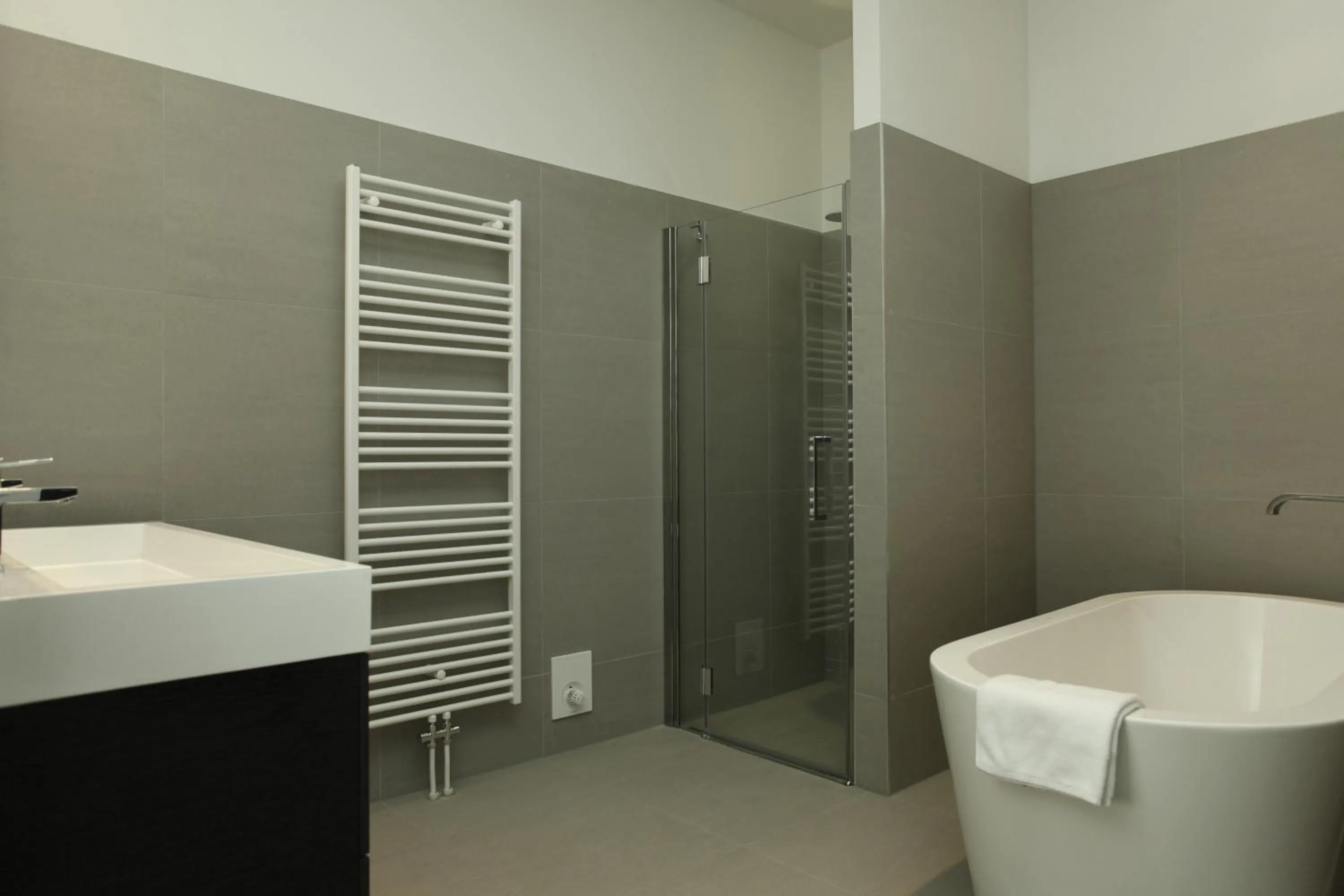 Shower in Stayci Serviced Apartments Westeinde