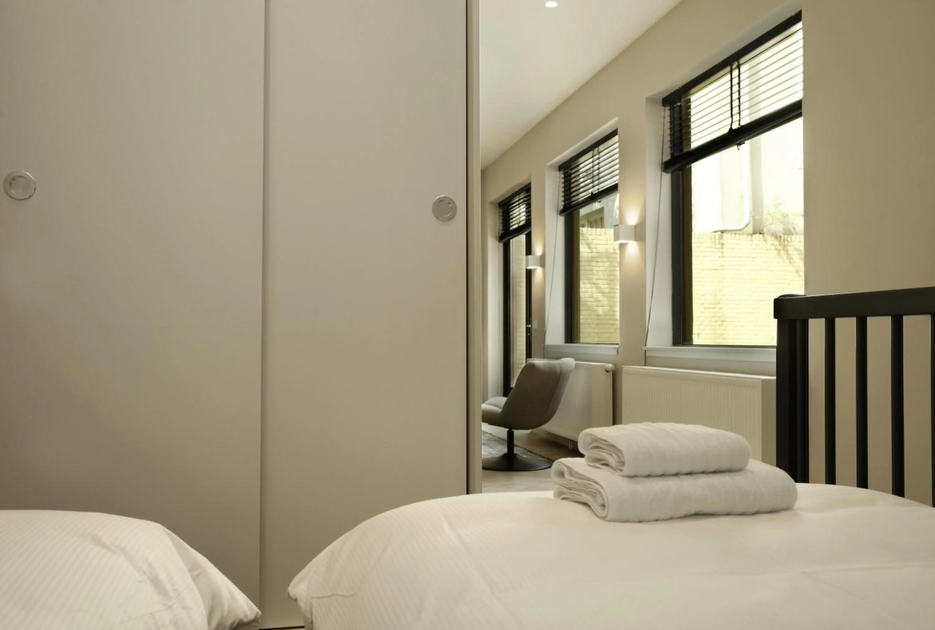 Living room, Bed in Stayci Serviced Apartments Westeinde
