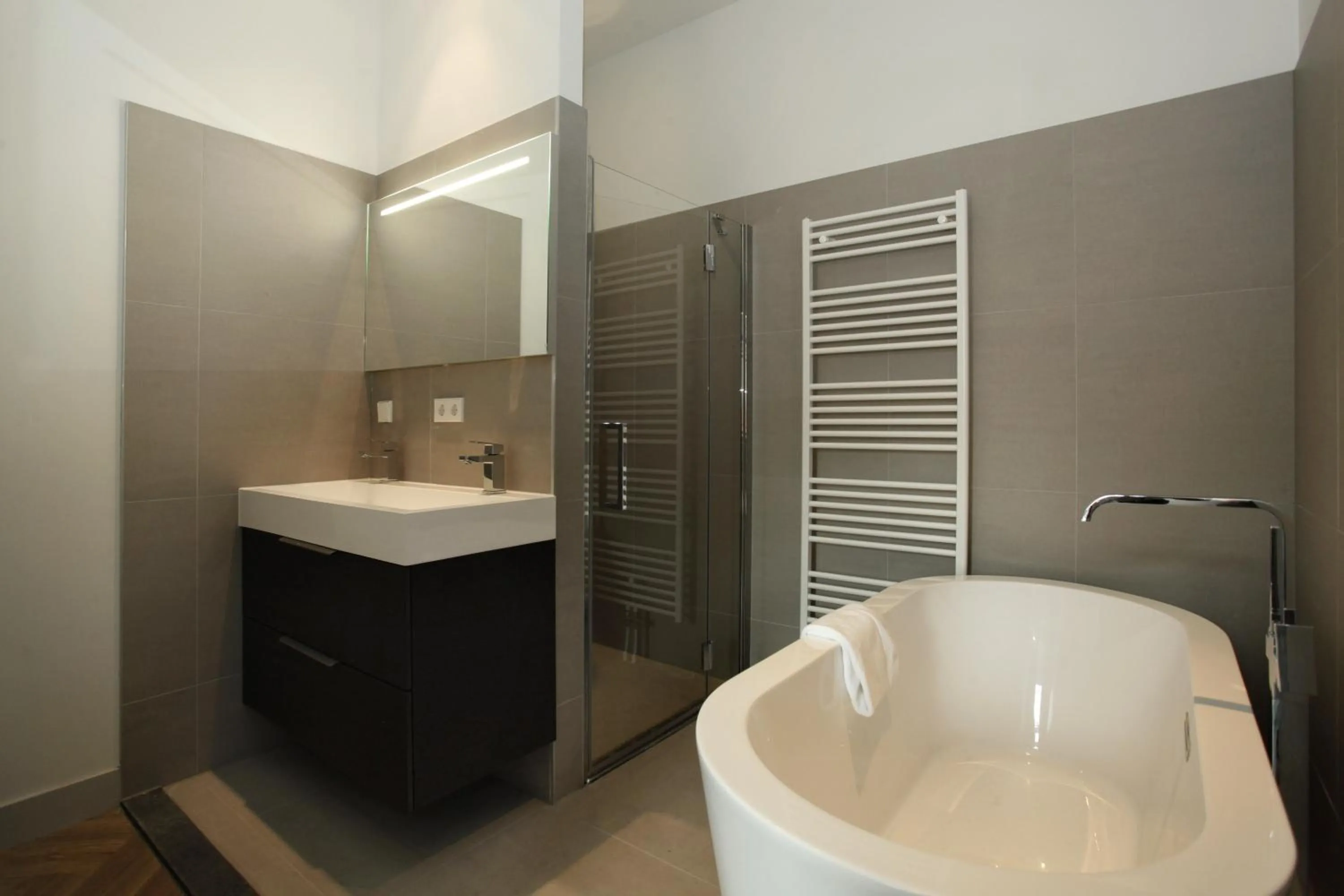 Shower in Stayci Serviced Apartments Westeinde