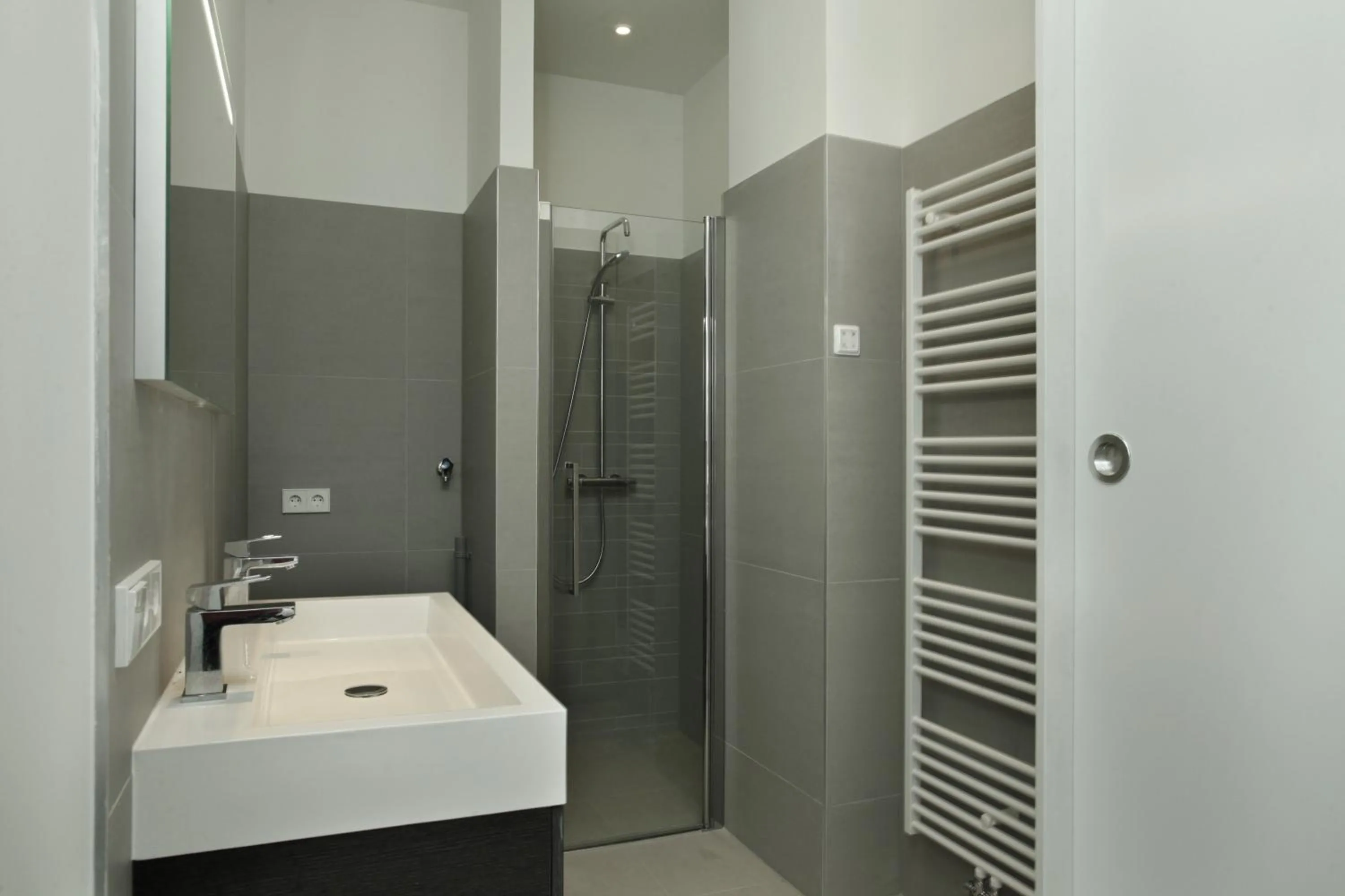 Shower in Stayci Serviced Apartments Westeinde