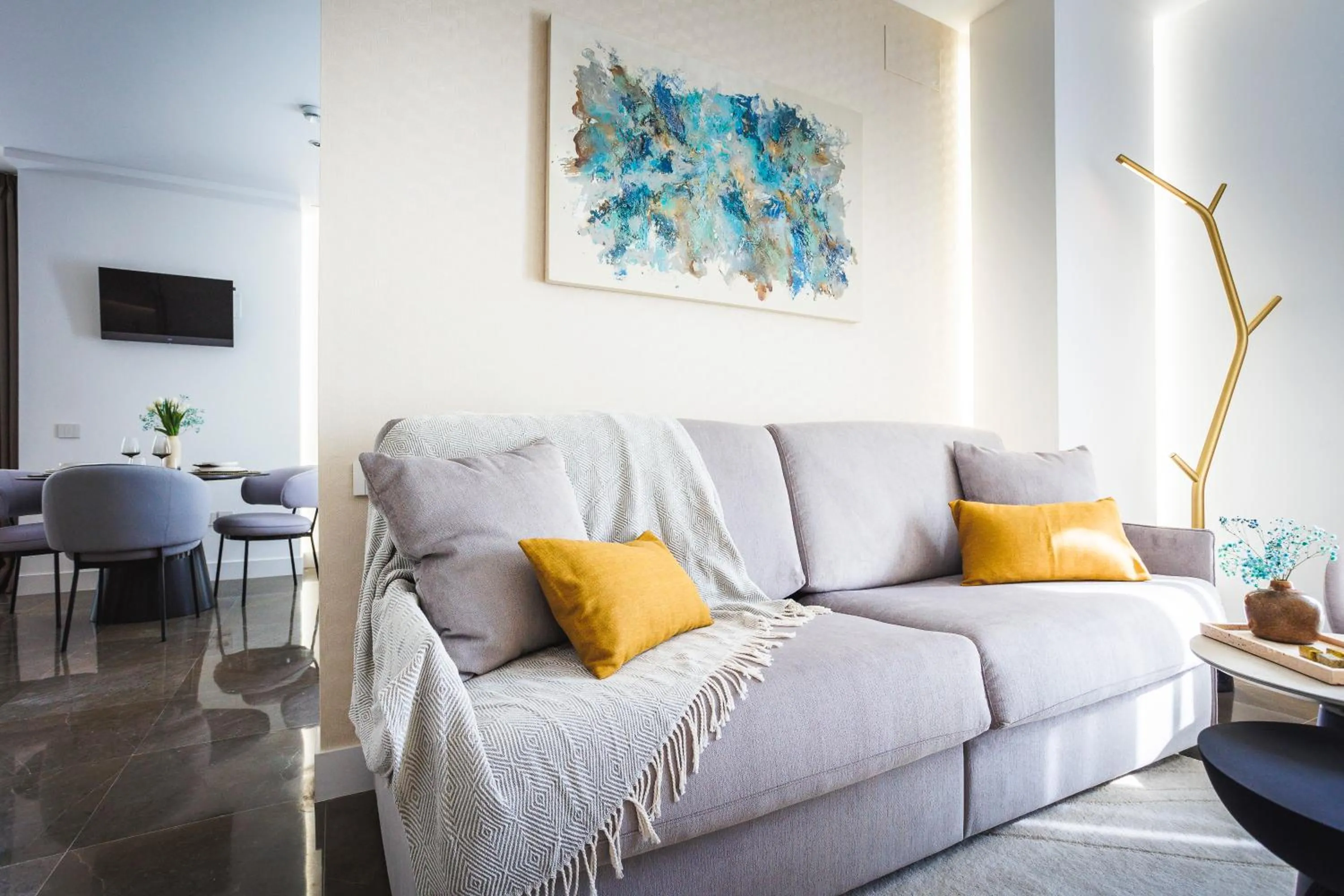 Living room in Corral del Carbón GG Luxury Hotel Boutique