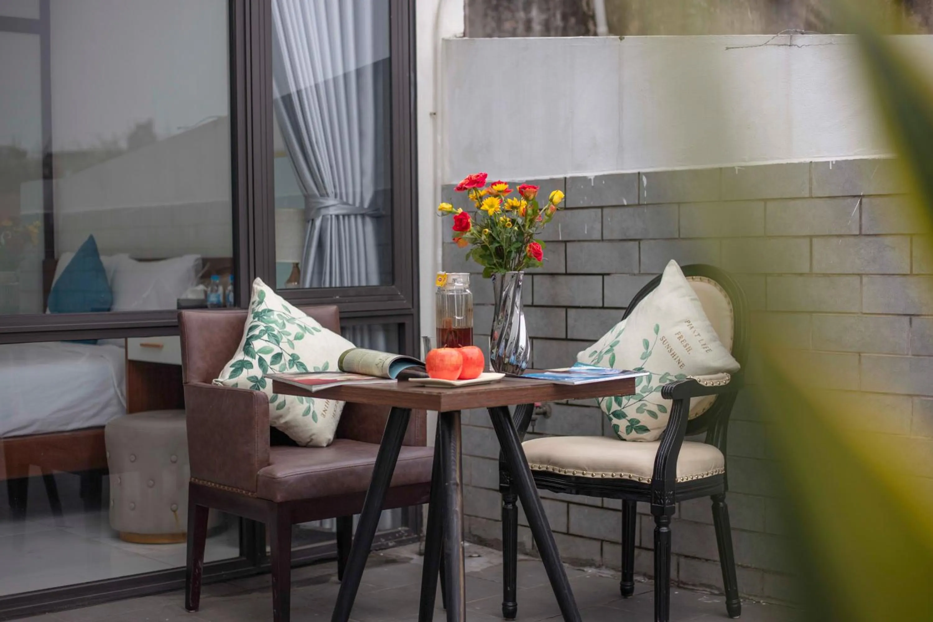 Balcony/Terrace in Infinity HaNoi Hotel & Travel