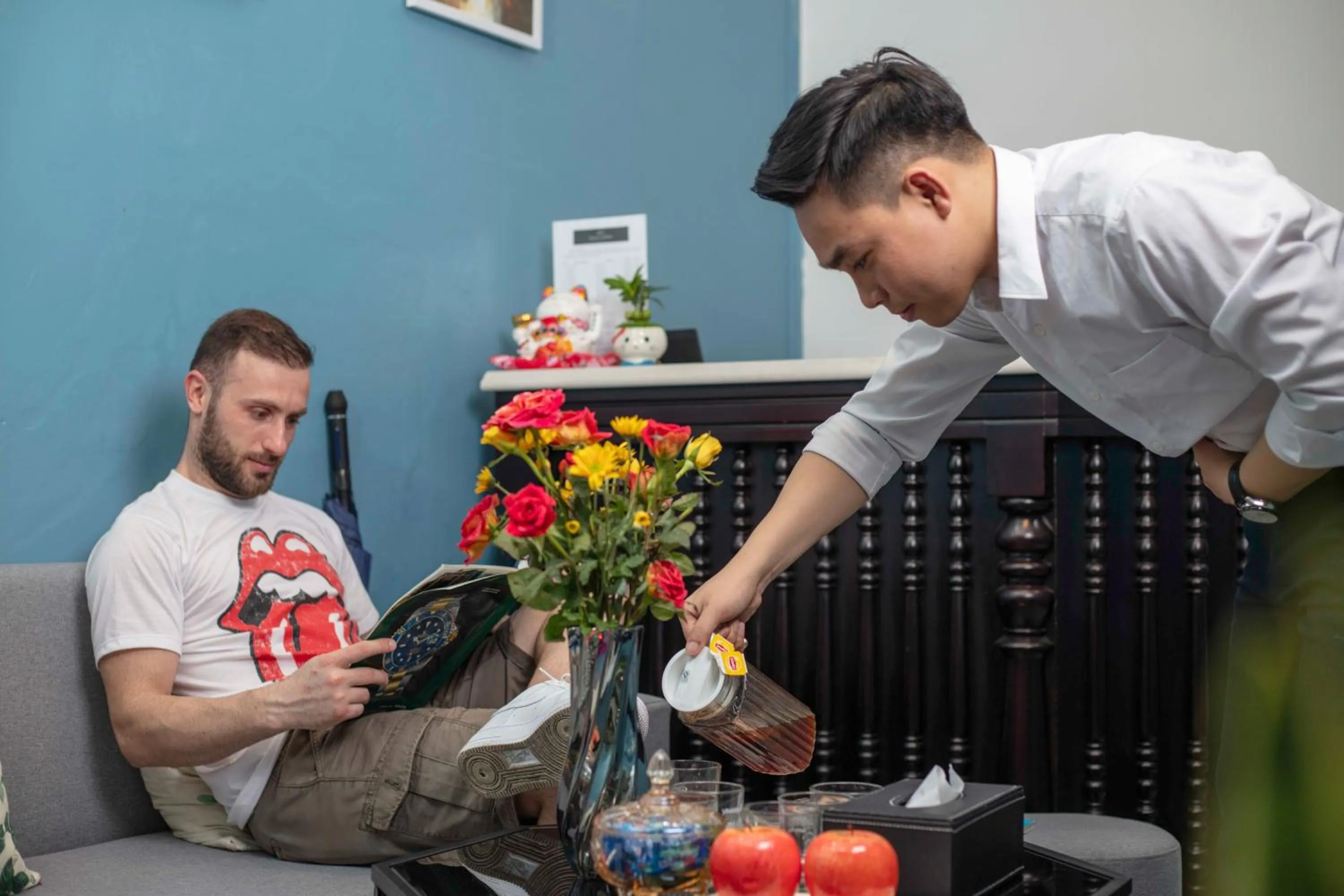 Lobby or reception in Infinity HaNoi Hotel & Travel