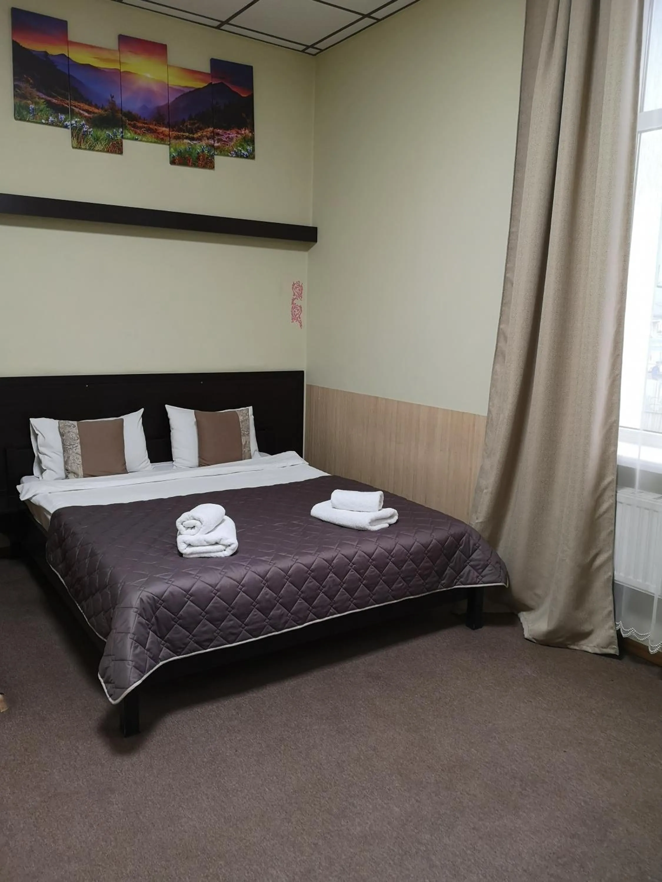 Bed in Orange Hotel