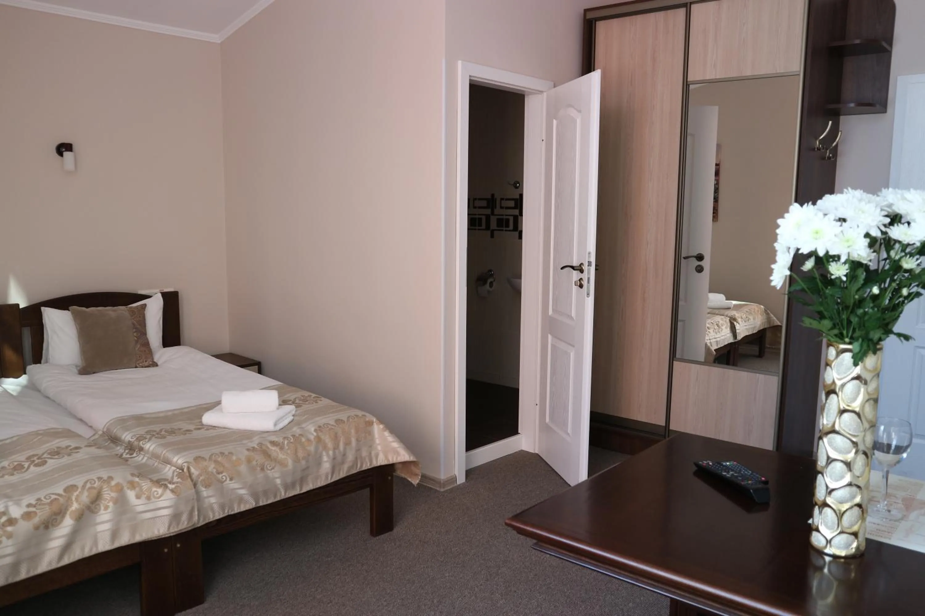 Bed in Orange Hotel