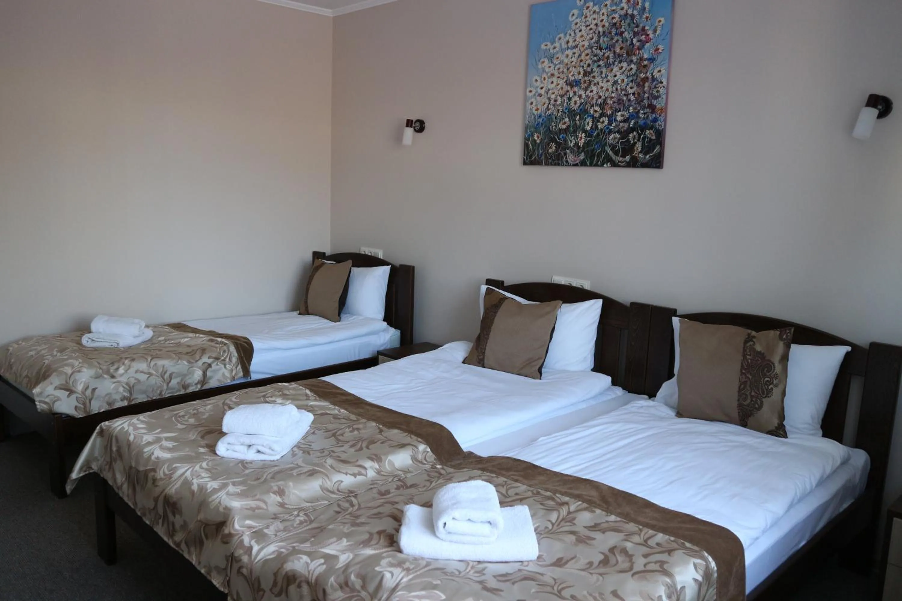 Bed in Orange Hotel