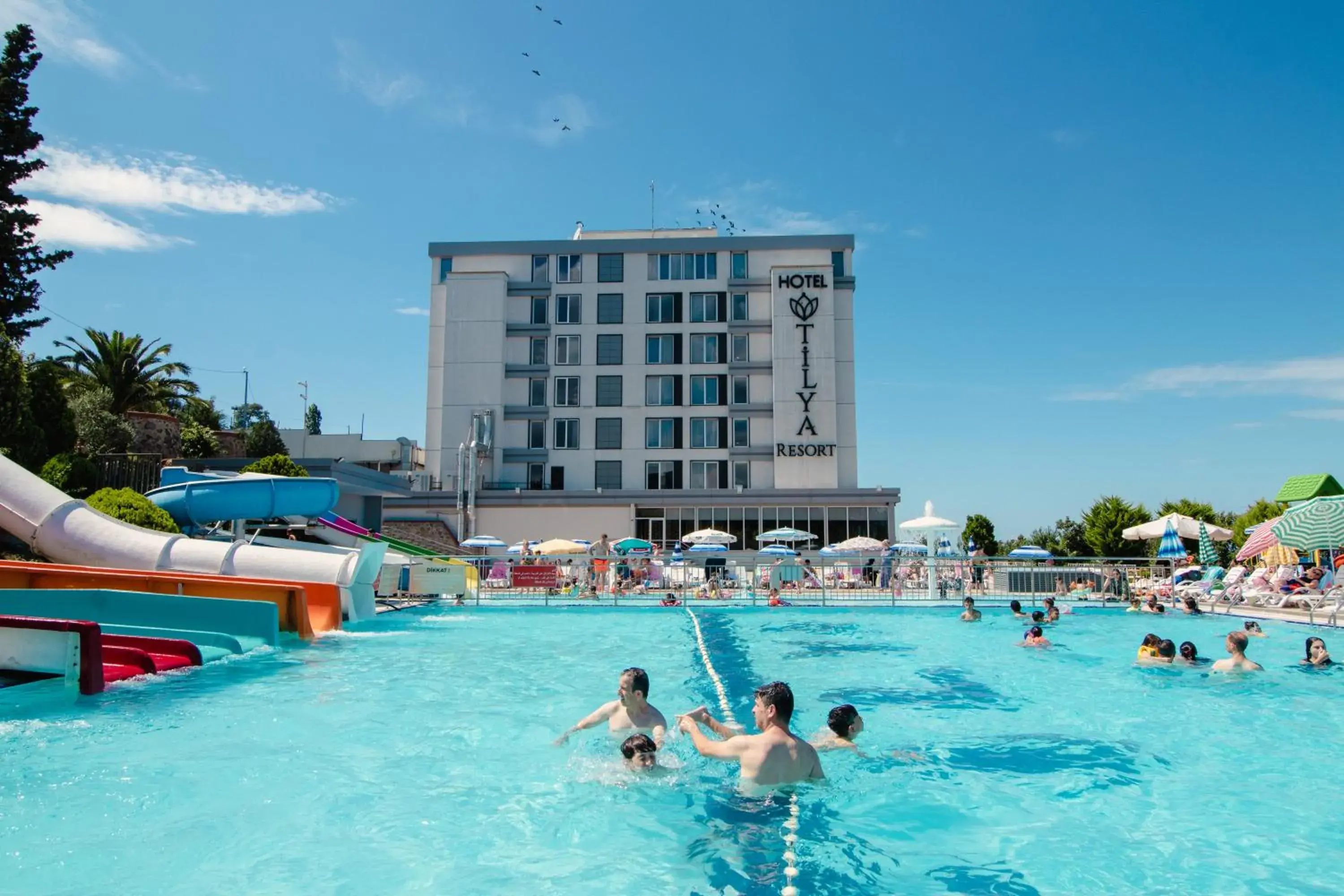 Pool view in Tilya Resort Hotel Pool view in Tilya Resort Hotel