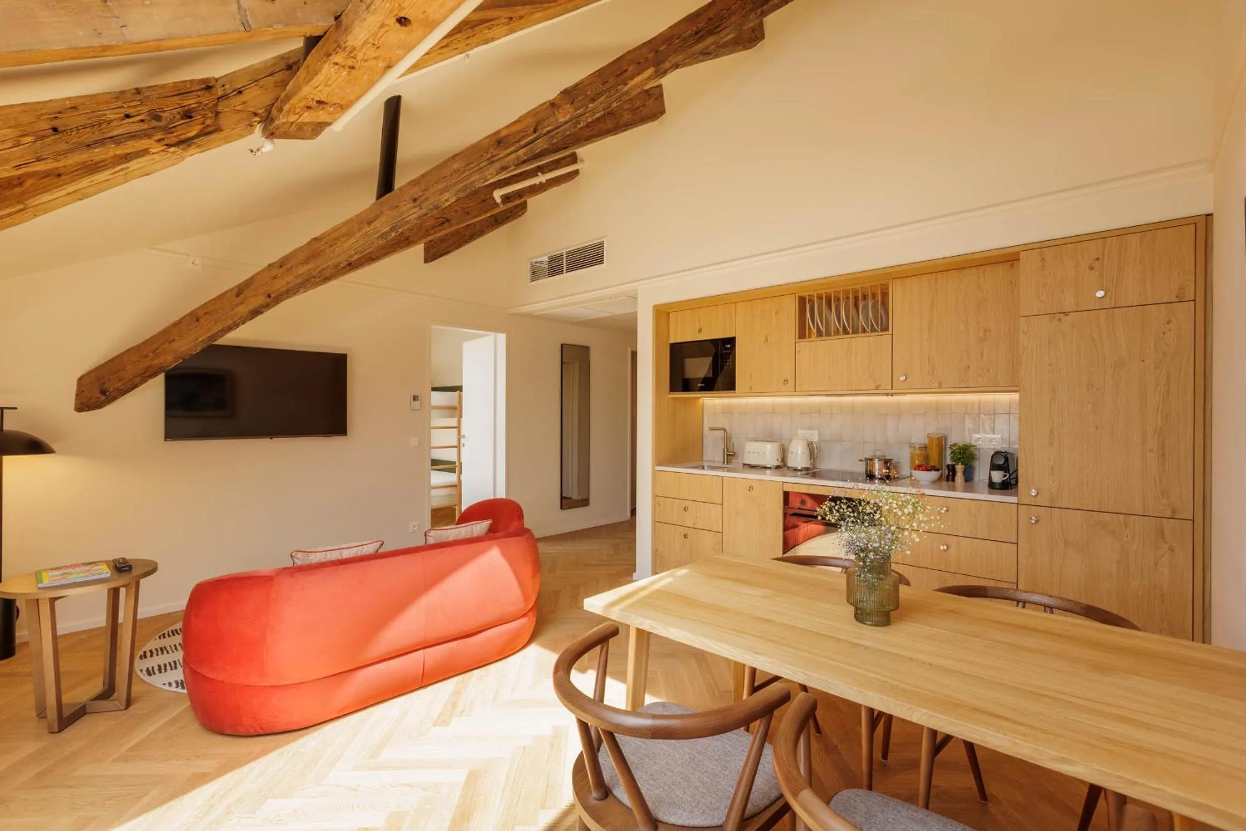 Kitchen or kitchenette in Wilde Vienna Fleischmarkt