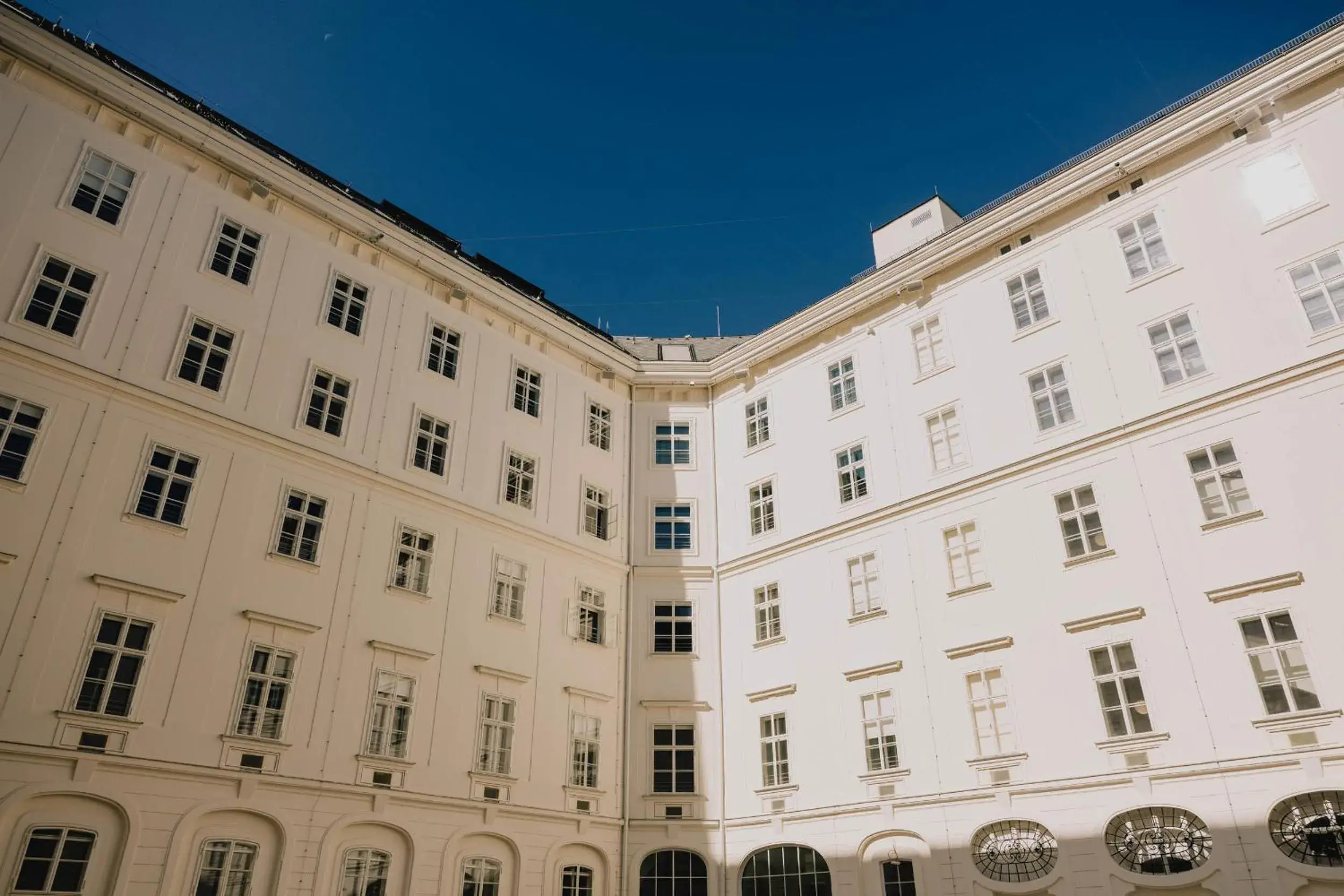 Inner courtyard view in Wilde Vienna Fleischmarkt Inner courtyard view in Wilde Vienna Fleischmarkt