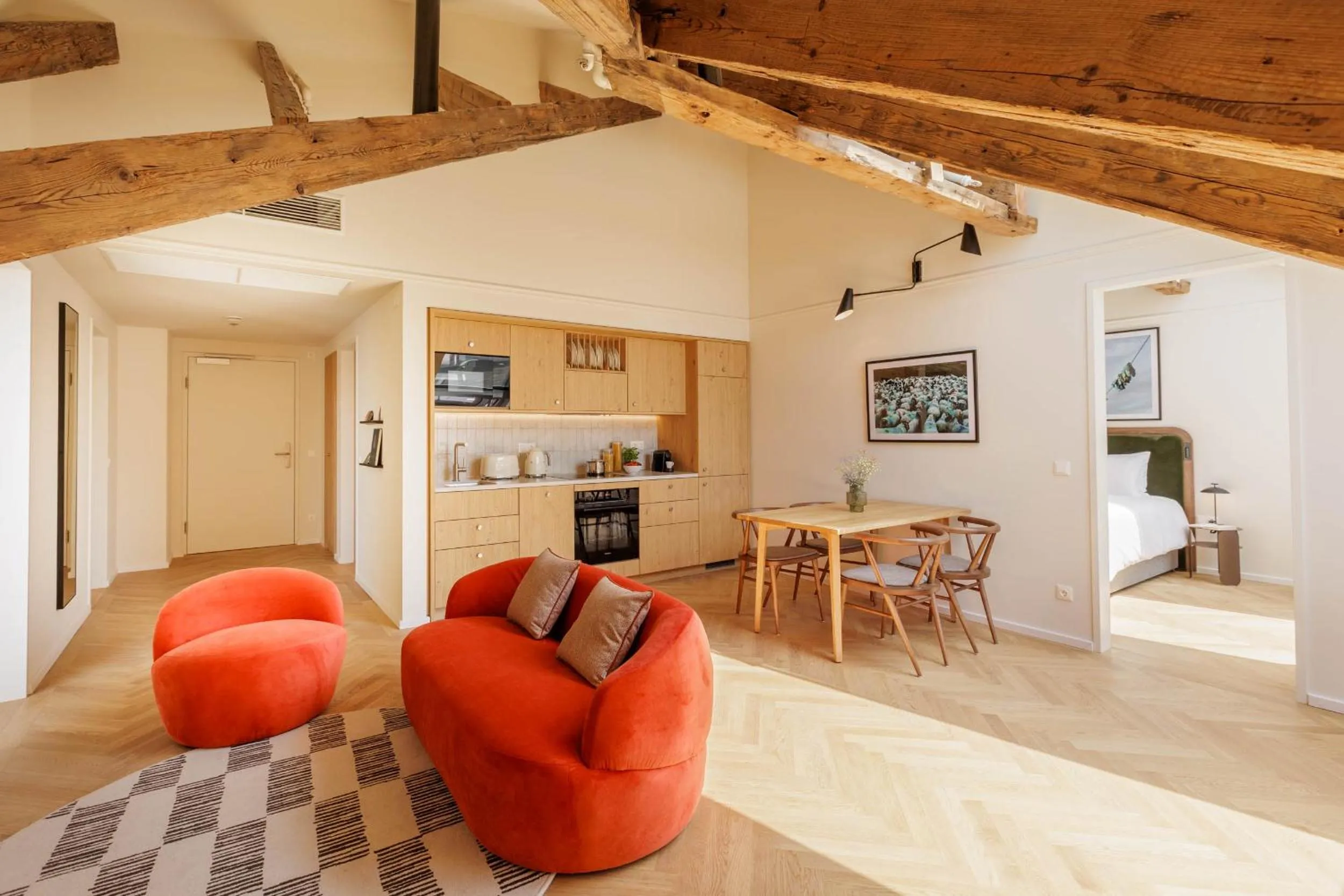 Kitchen or kitchenette in Wilde Vienna Fleischmarkt