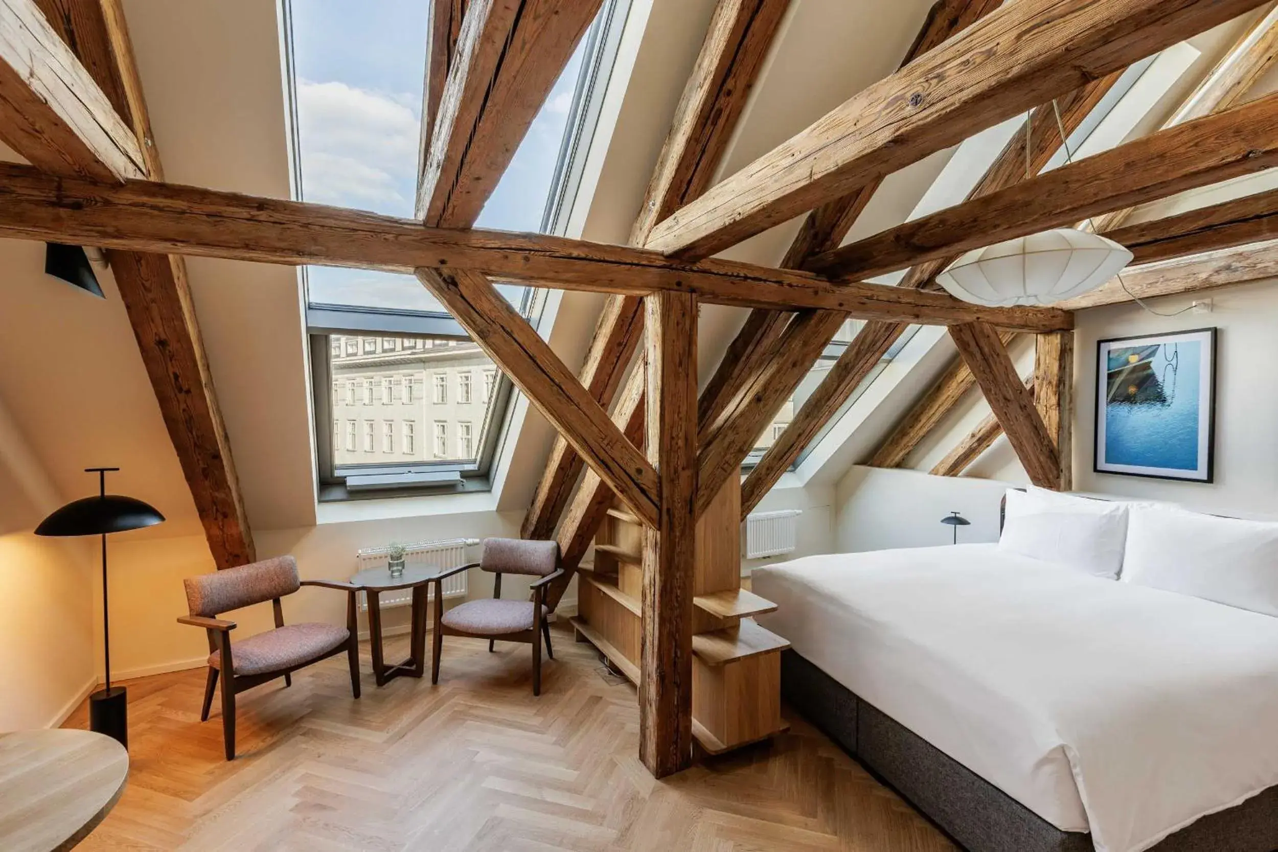 Bed in Wilde Vienna Fleischmarkt Bed in Wilde Vienna Fleischmarkt