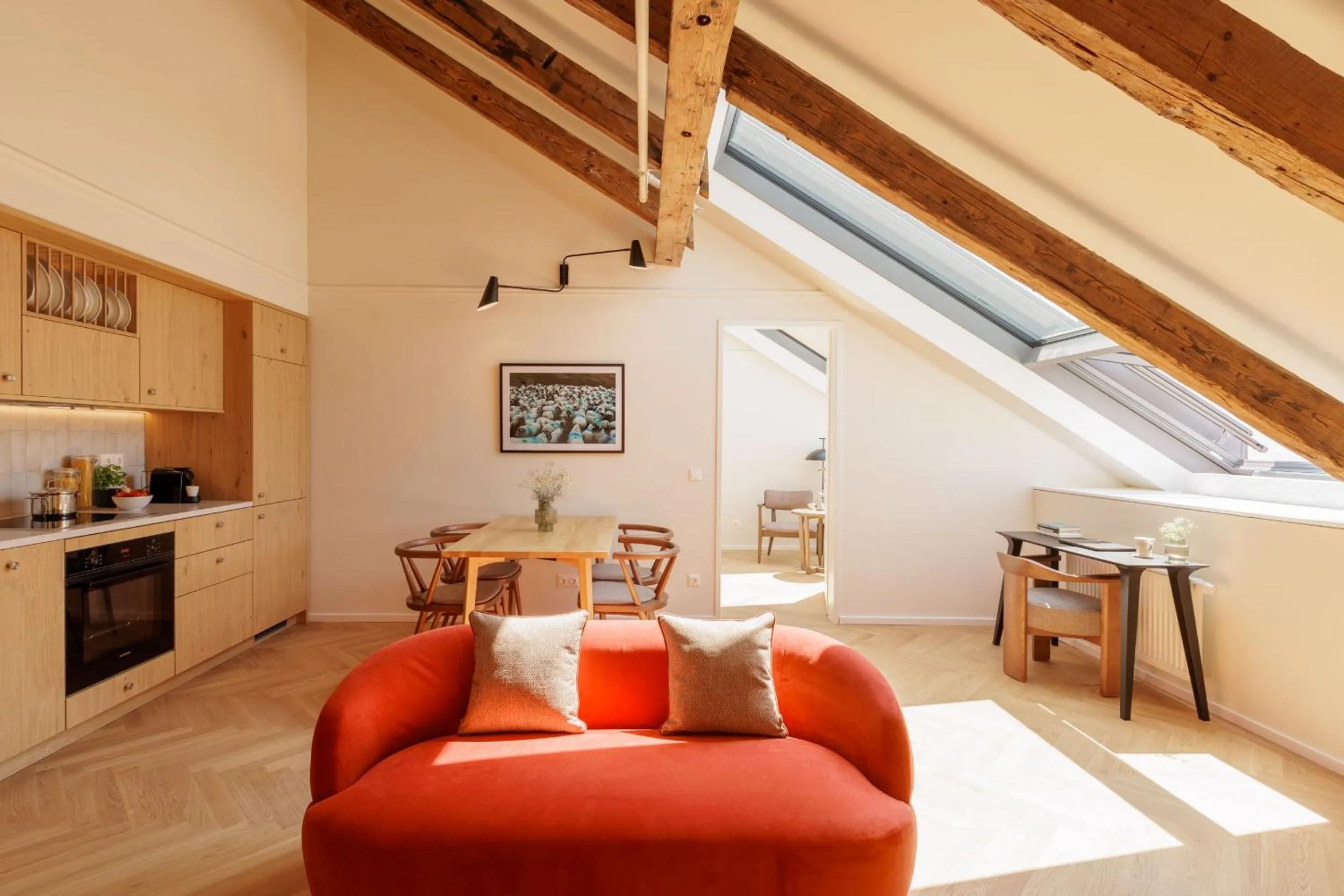 Kitchen or kitchenette in Wilde Vienna Fleischmarkt