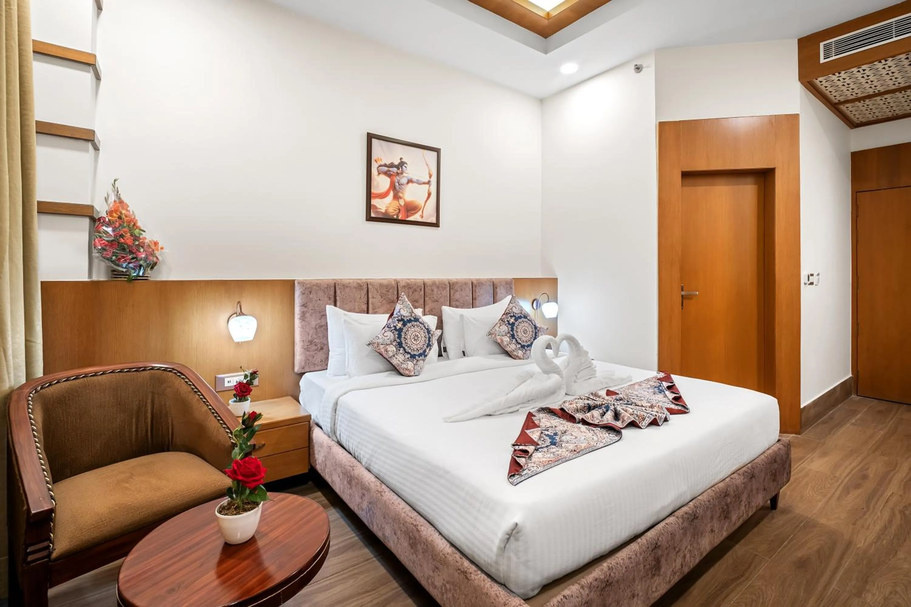 Bed in Padmshree Palace