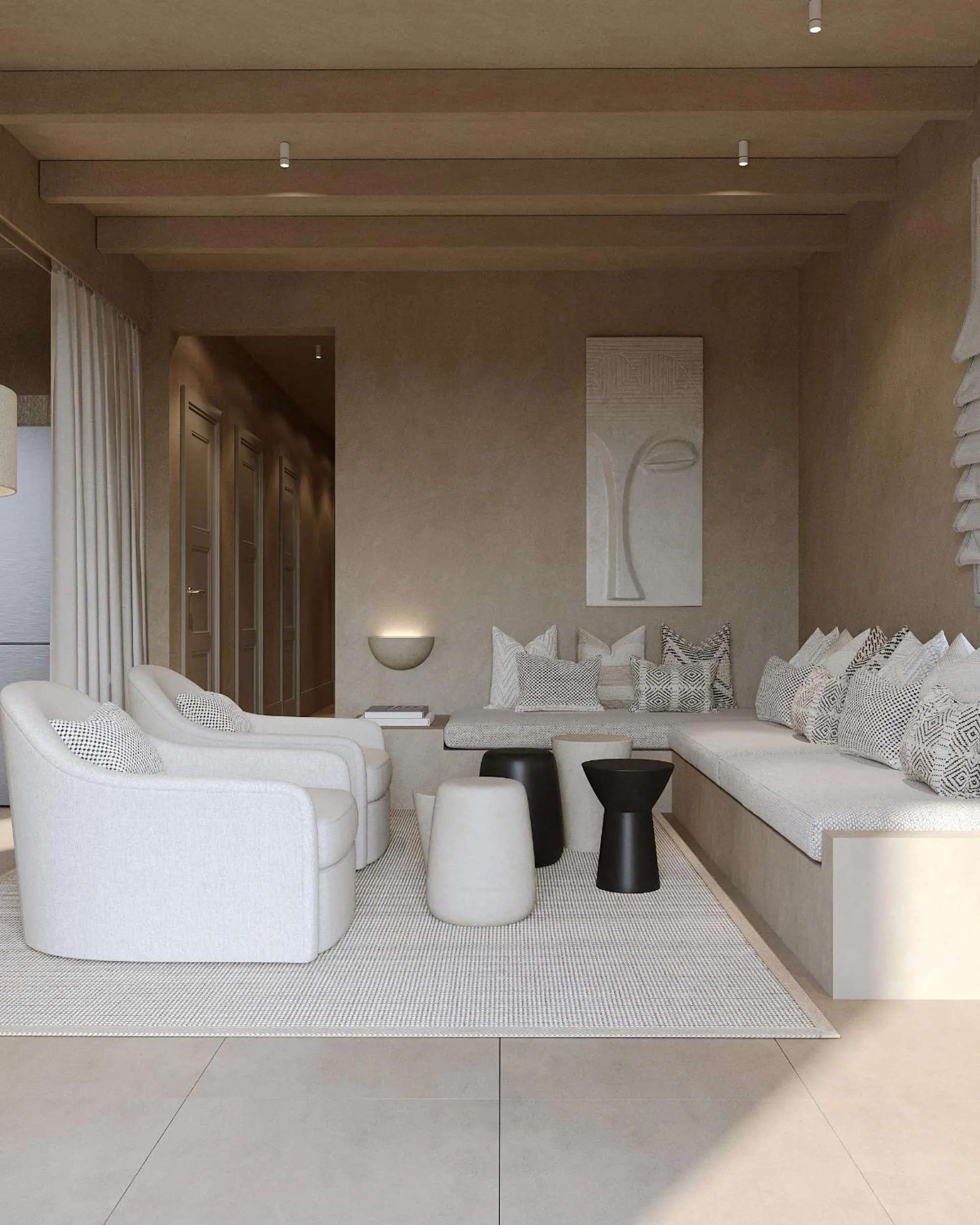 Two-Bedroom Sea View Residence in Salt Suites Paros