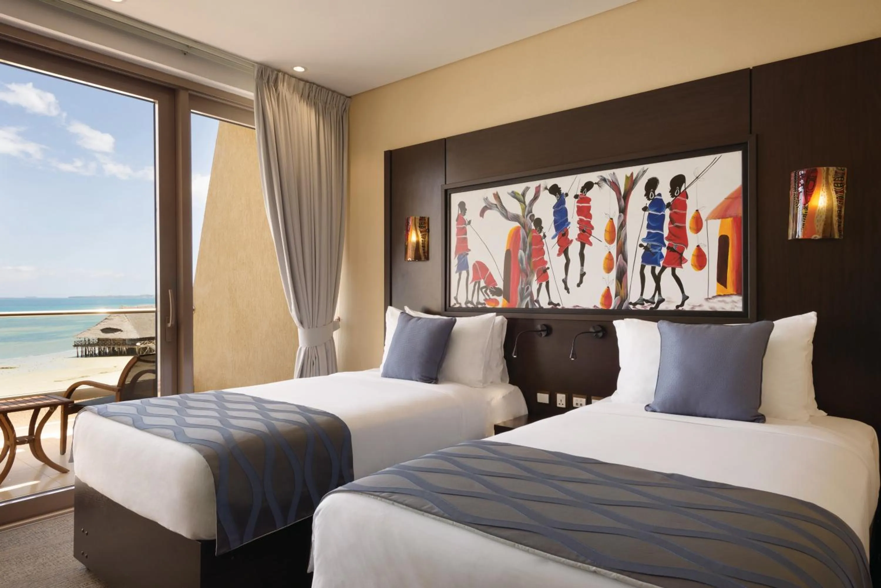 Bed in Ramada Resort By Wyndham Dar es Salaam