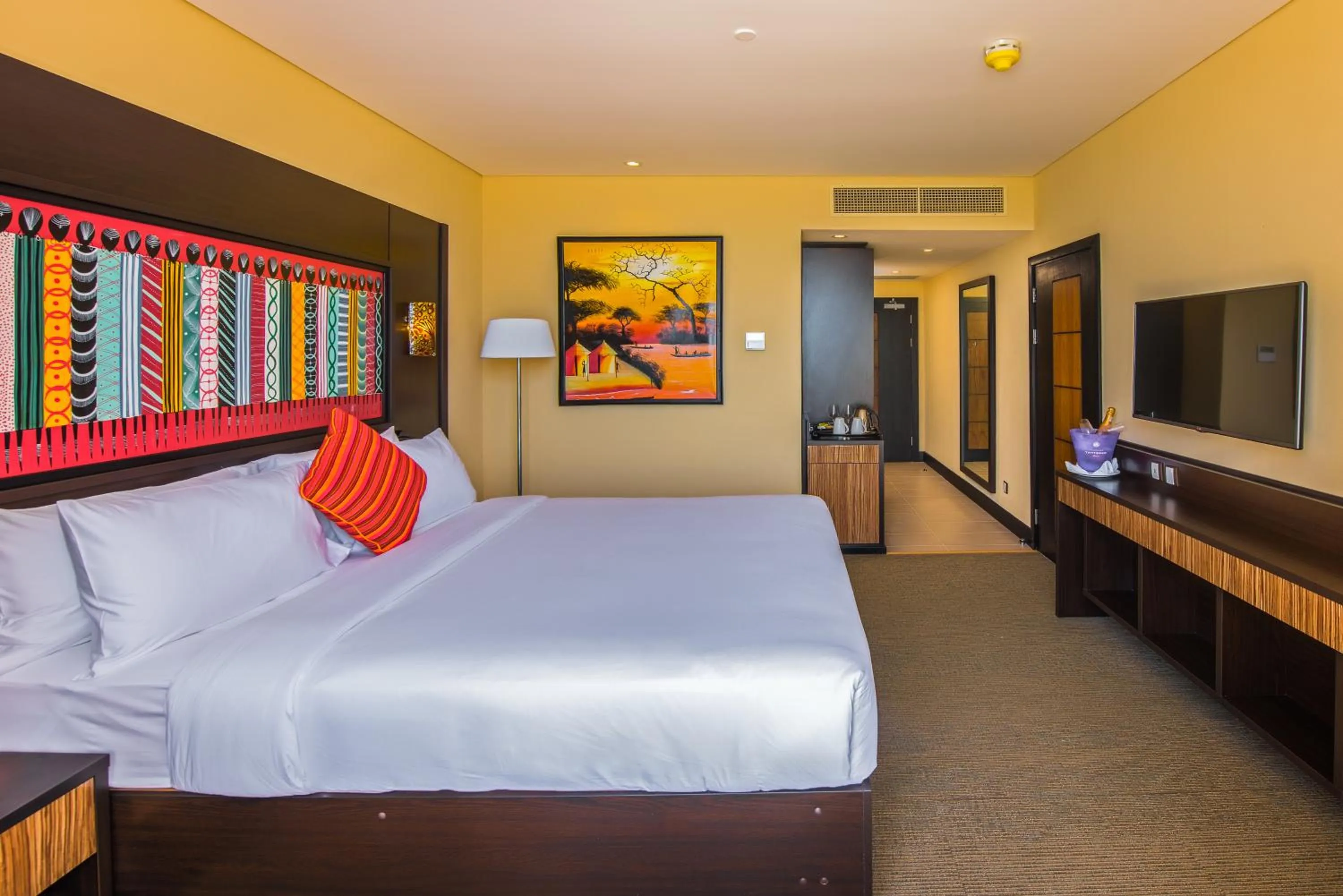 Bed in Ramada Resort By Wyndham Dar es Salaam