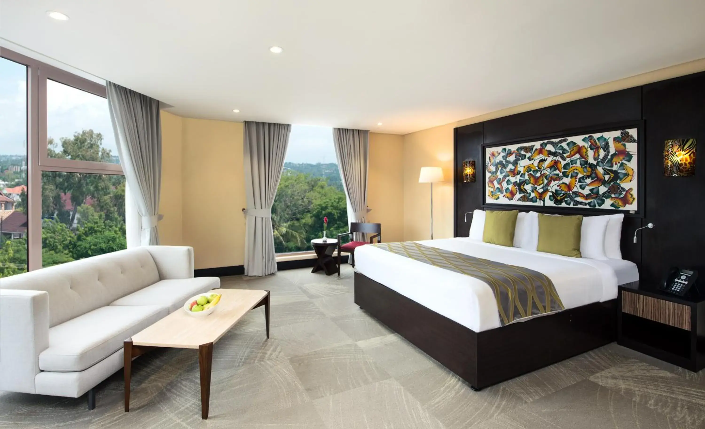 View (from property/room), Bed in Ramada Resort By Wyndham Dar es Salaam View (from property/room), Bed in Ramada Resort By Wyndham Dar es Salaam