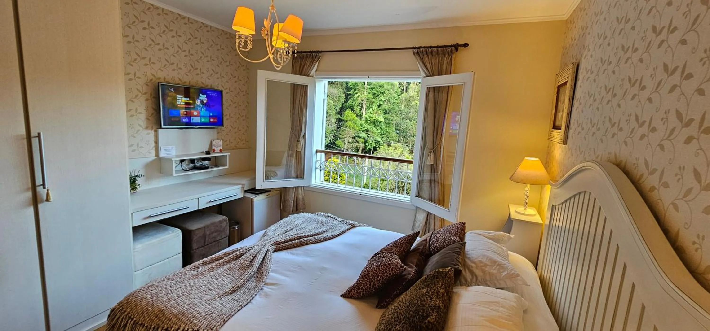 Bed in Pousada Atalaia Premium