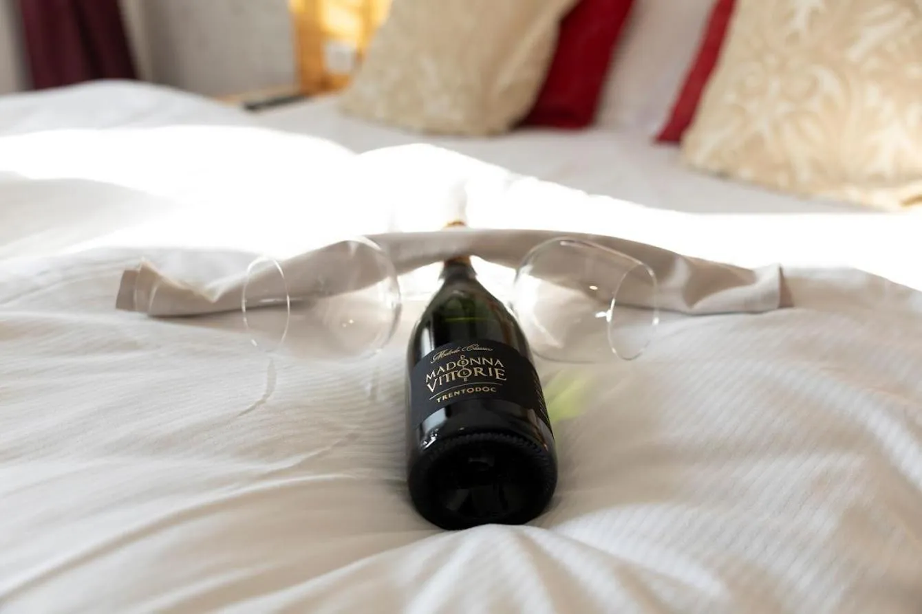 minibar, Bed in Relais Villa Olivi