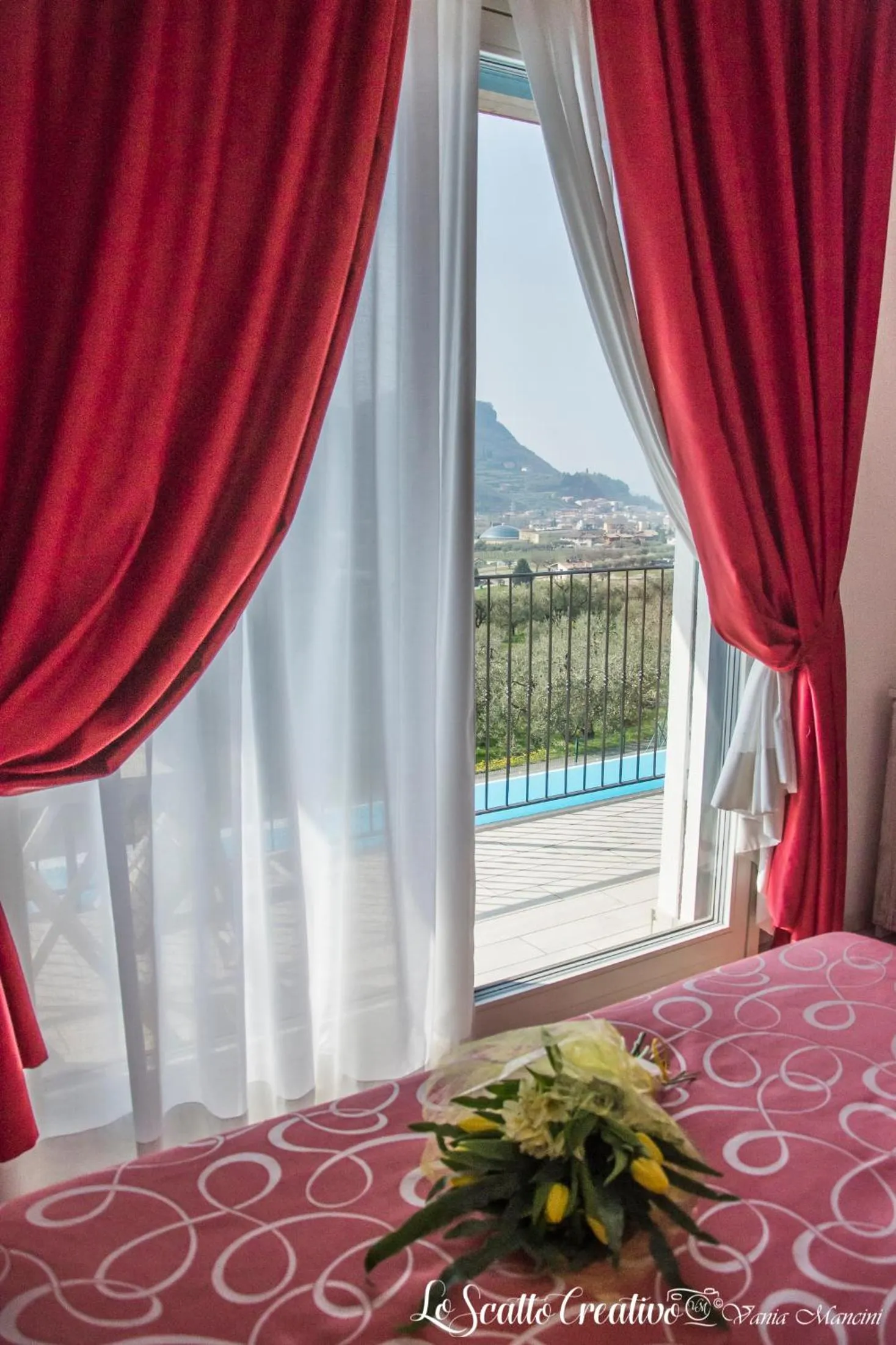 View (from property/room), Bed in Relais Villa Olivi