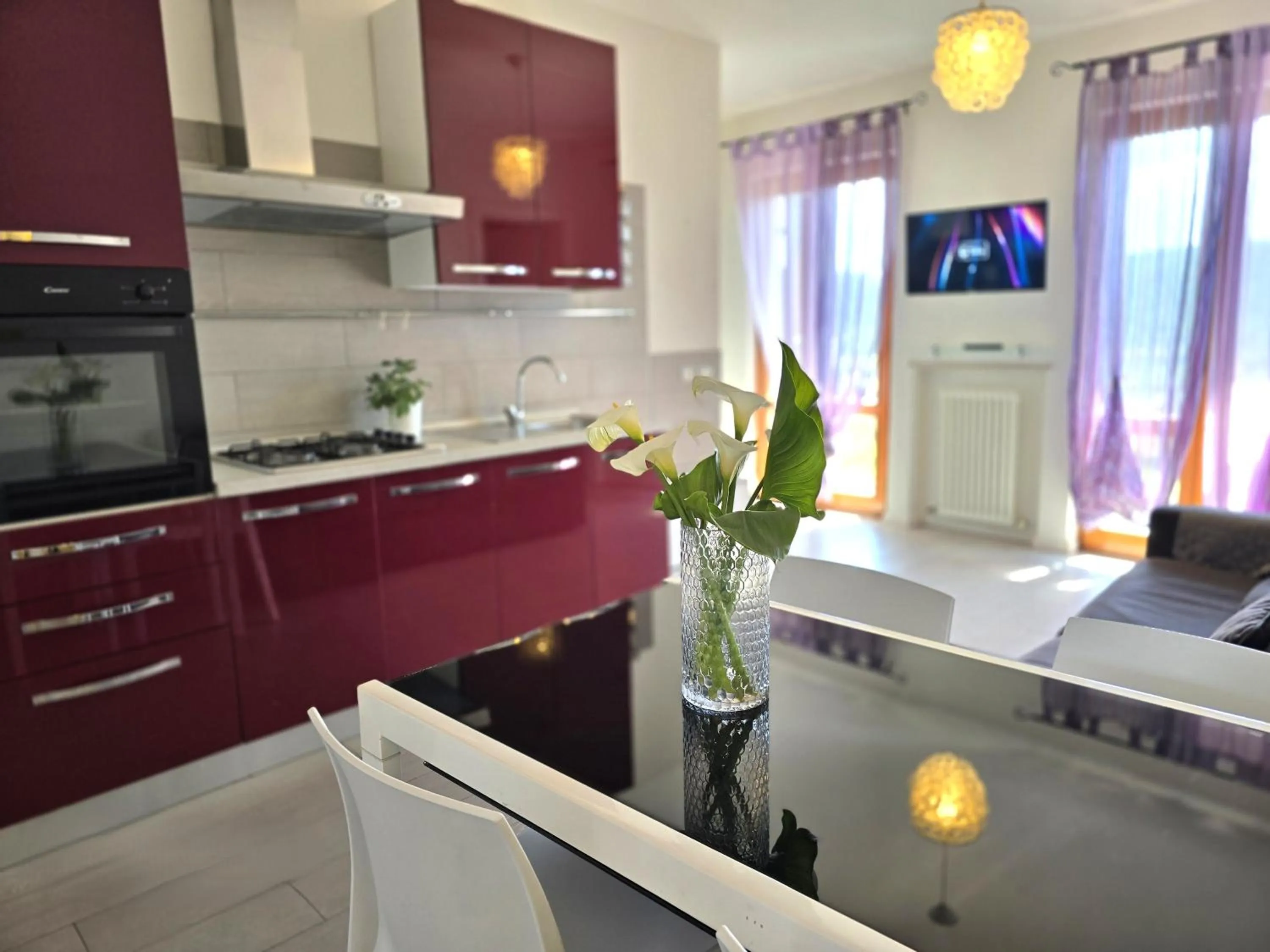 Kitchen or kitchenette in Relais Villa Olivi