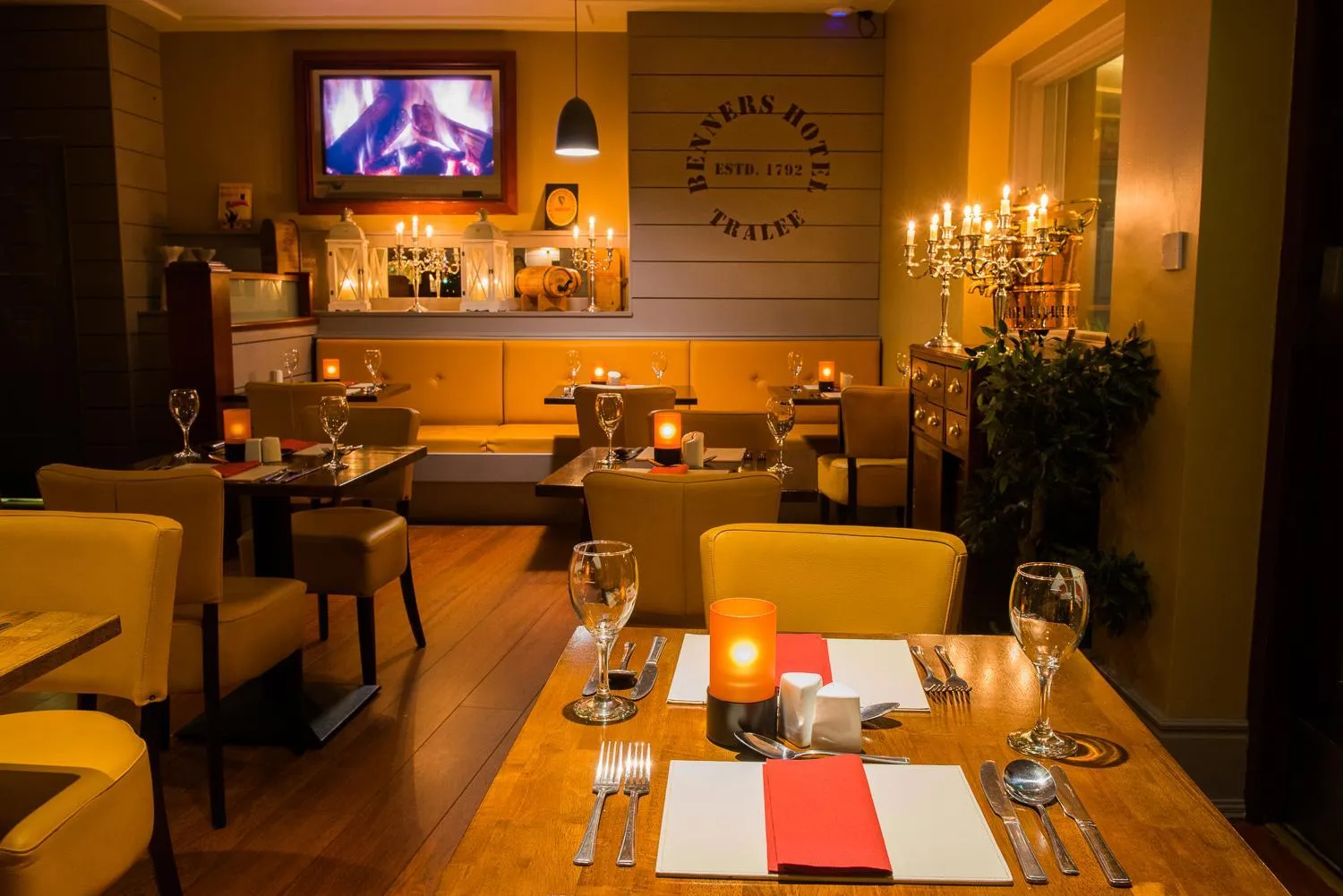 Restaurant/places to eat in Tralee Benners Hotel