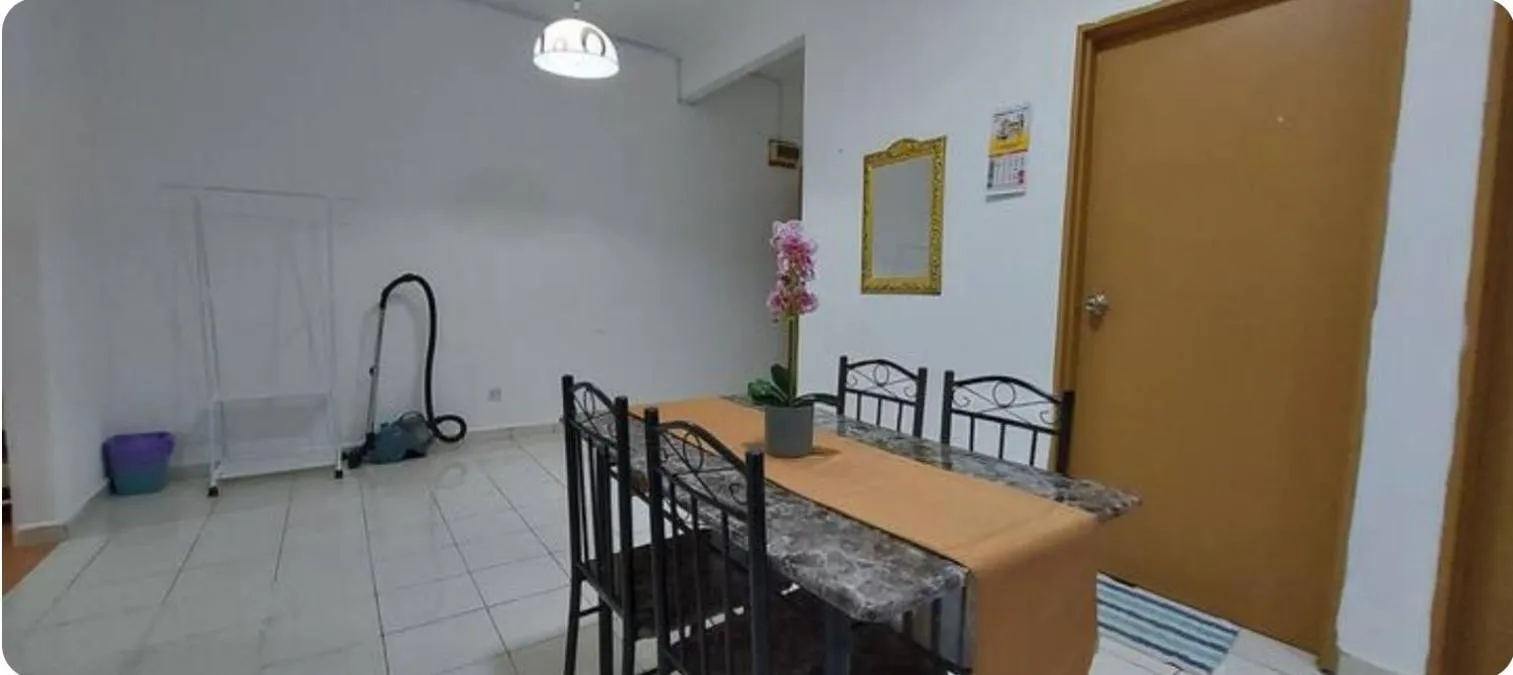 Bed in KK Minimalist Budget 2 Bedroom Appt f 6 free park
