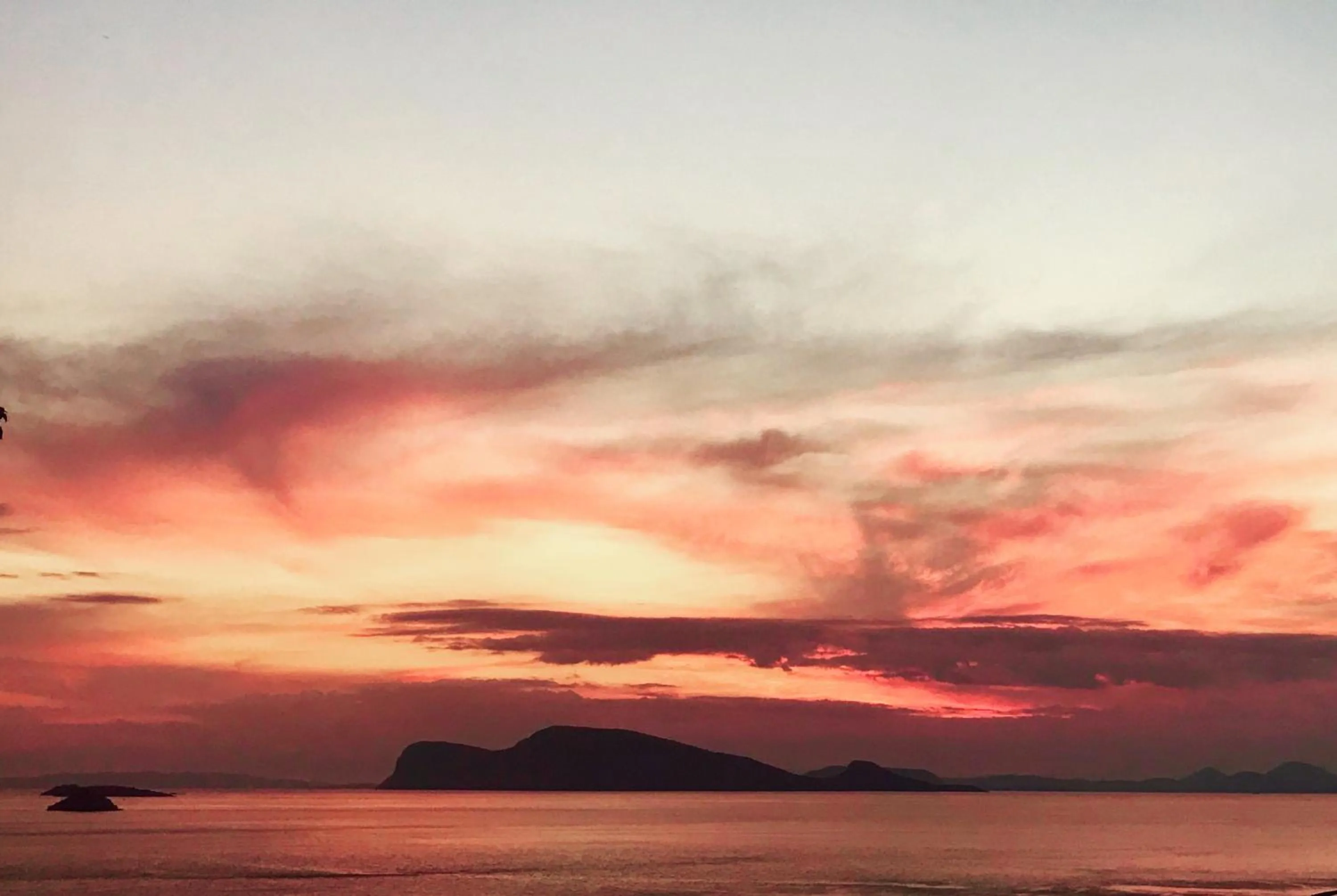 Sea view in Vlichos Studio Apartment