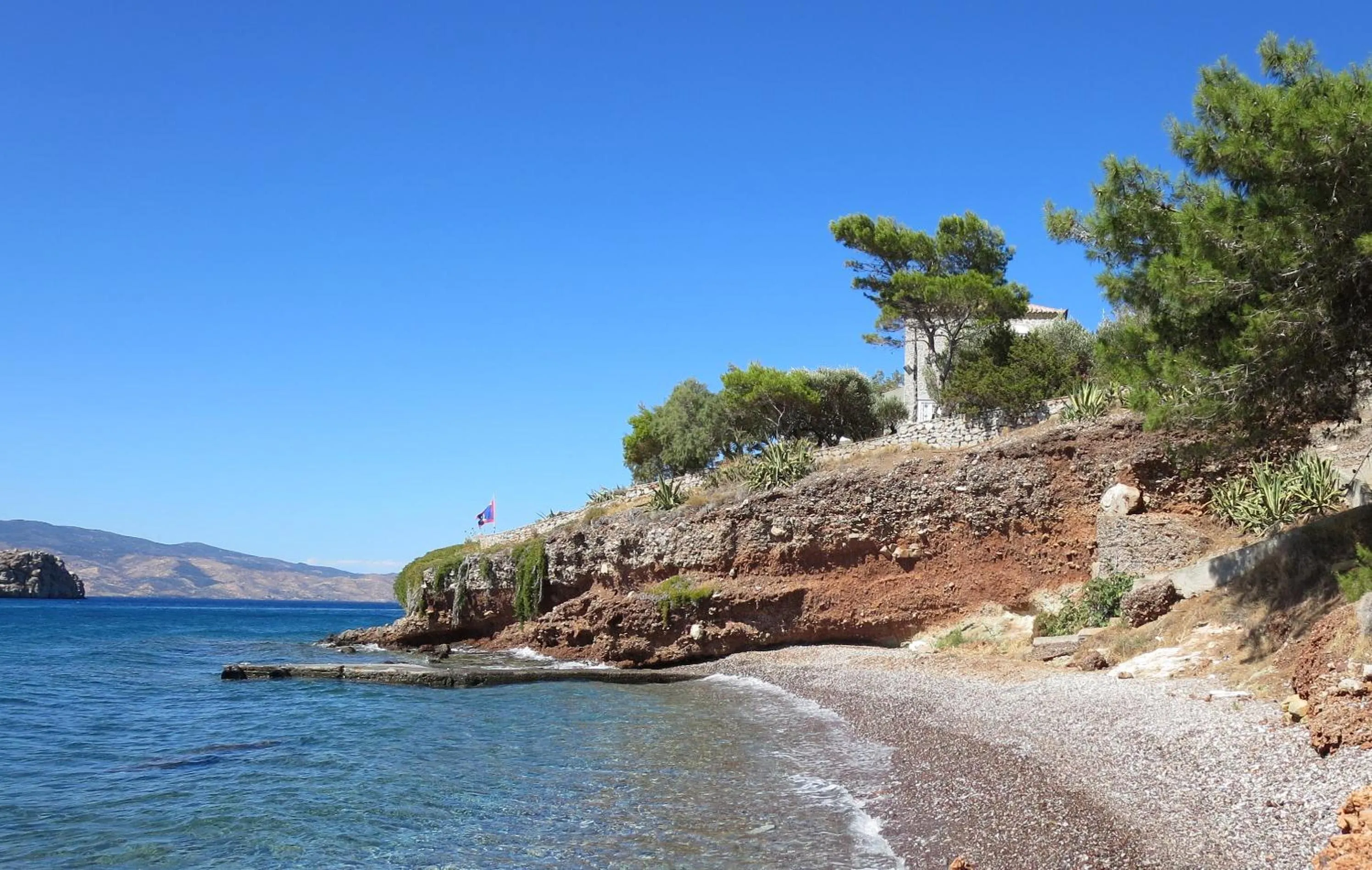 Beach in Vlichos Studio Apartment