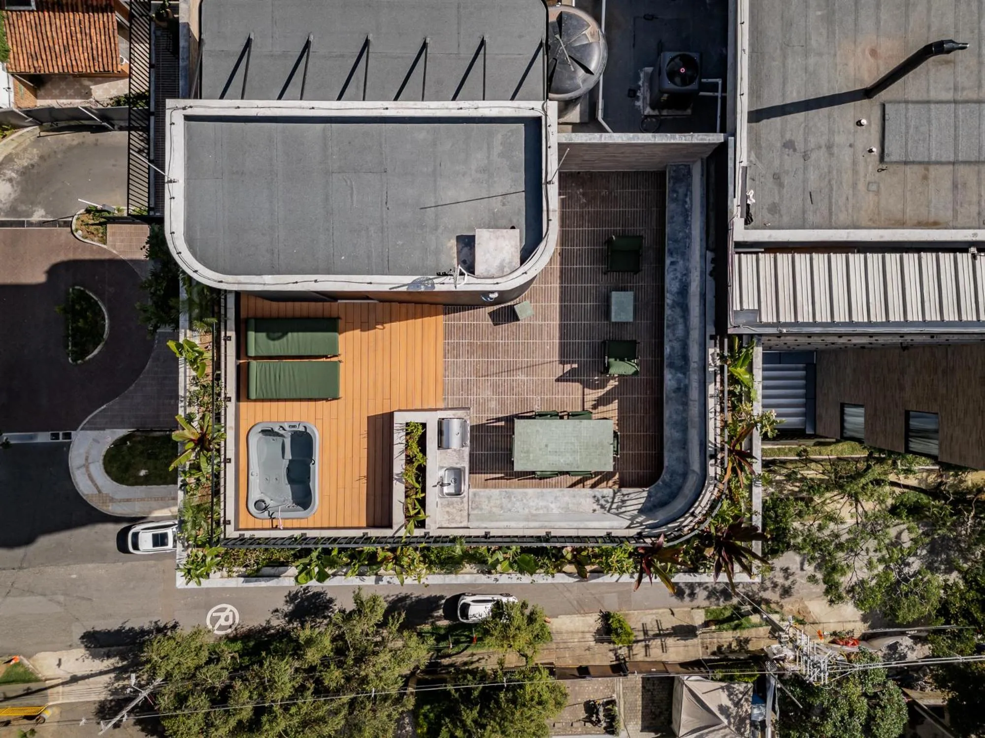 Bird's eye view in The Somos Loho Hotel