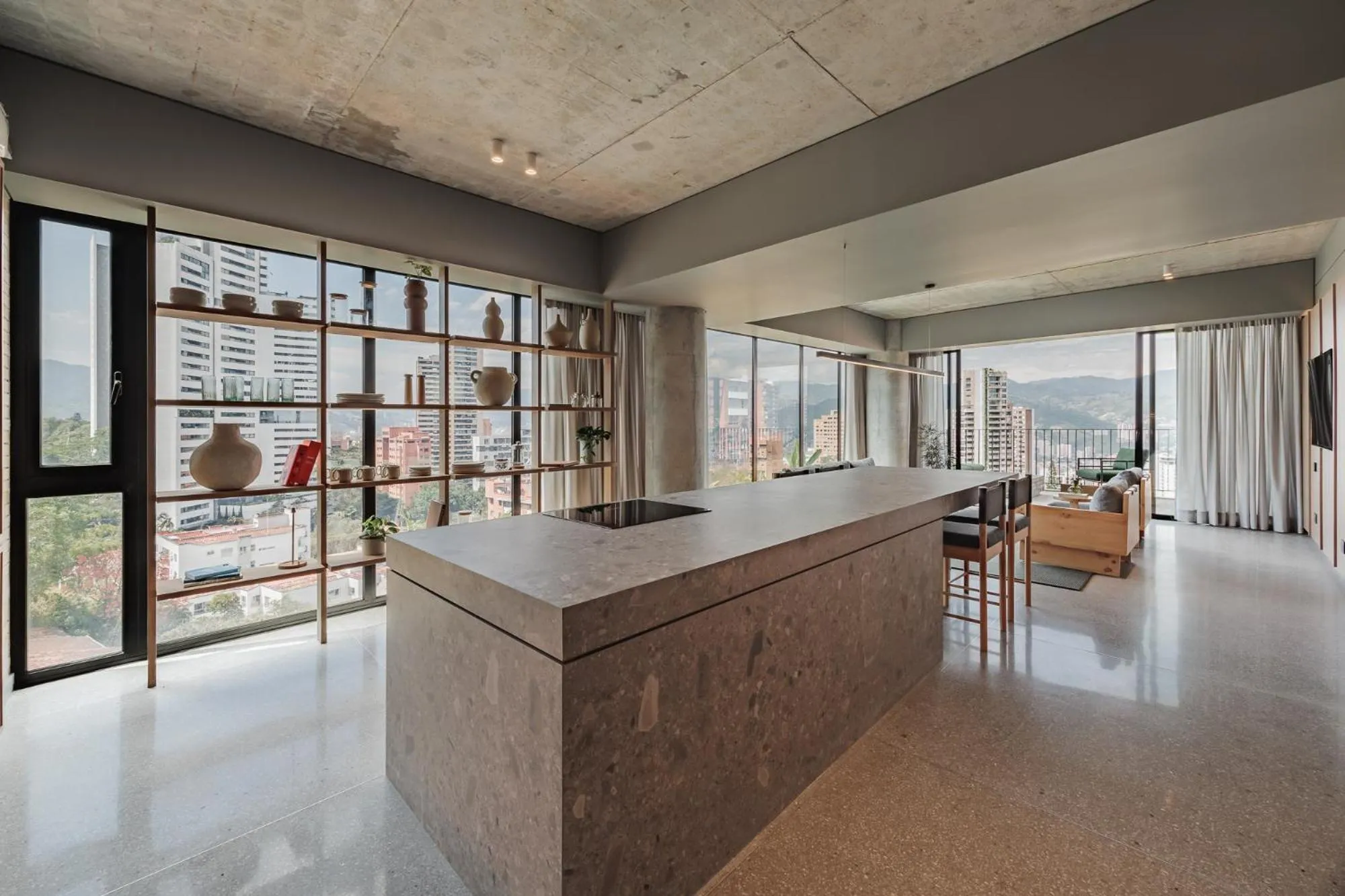 Kitchen or kitchenette in The Somos Loho Hotel