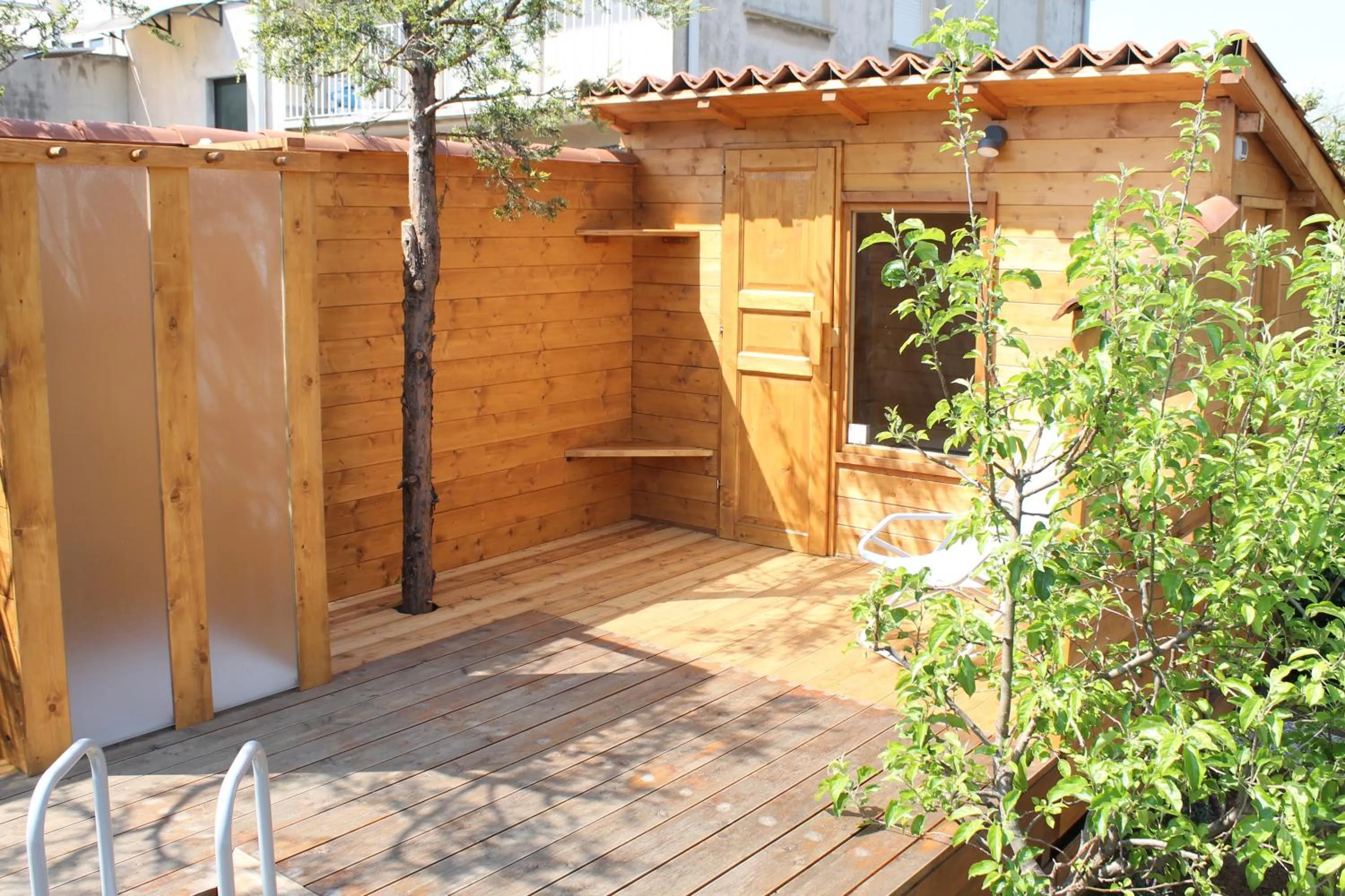 Sauna in B&B Artistic House