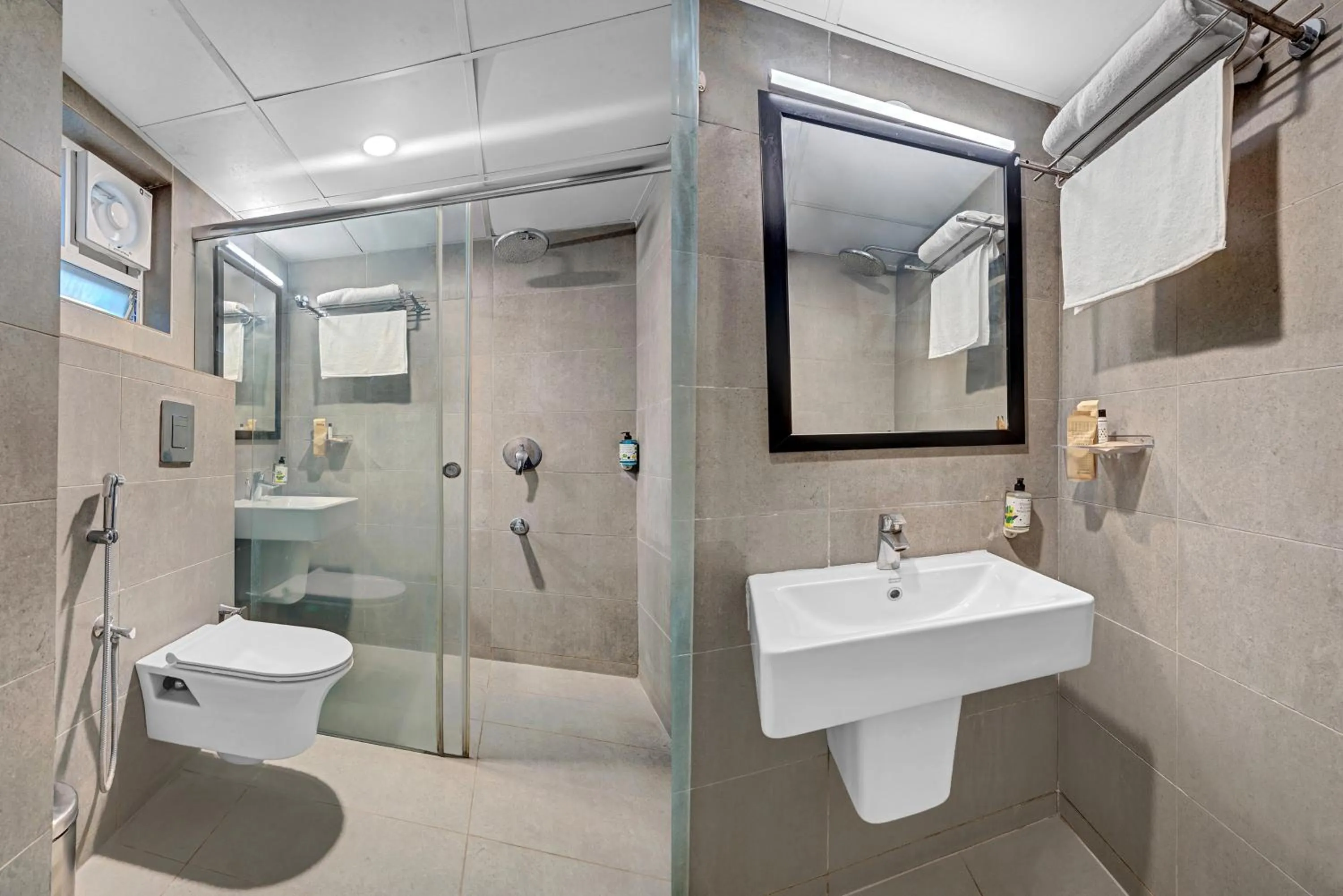 Bathroom in Treebo Hydotel Kompally