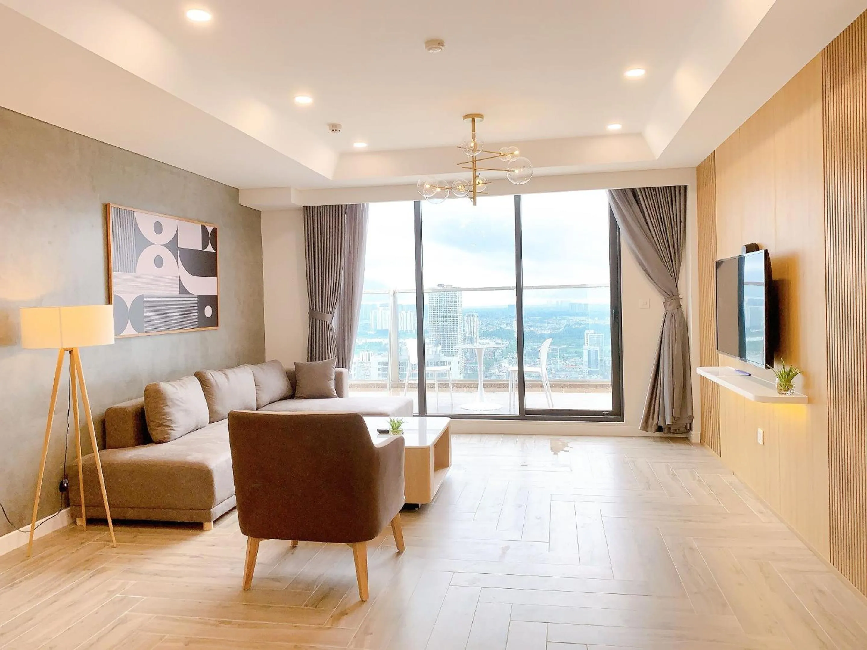 TV and multimedia in Ha Tay Millennium Apartments - Free Gym Pool