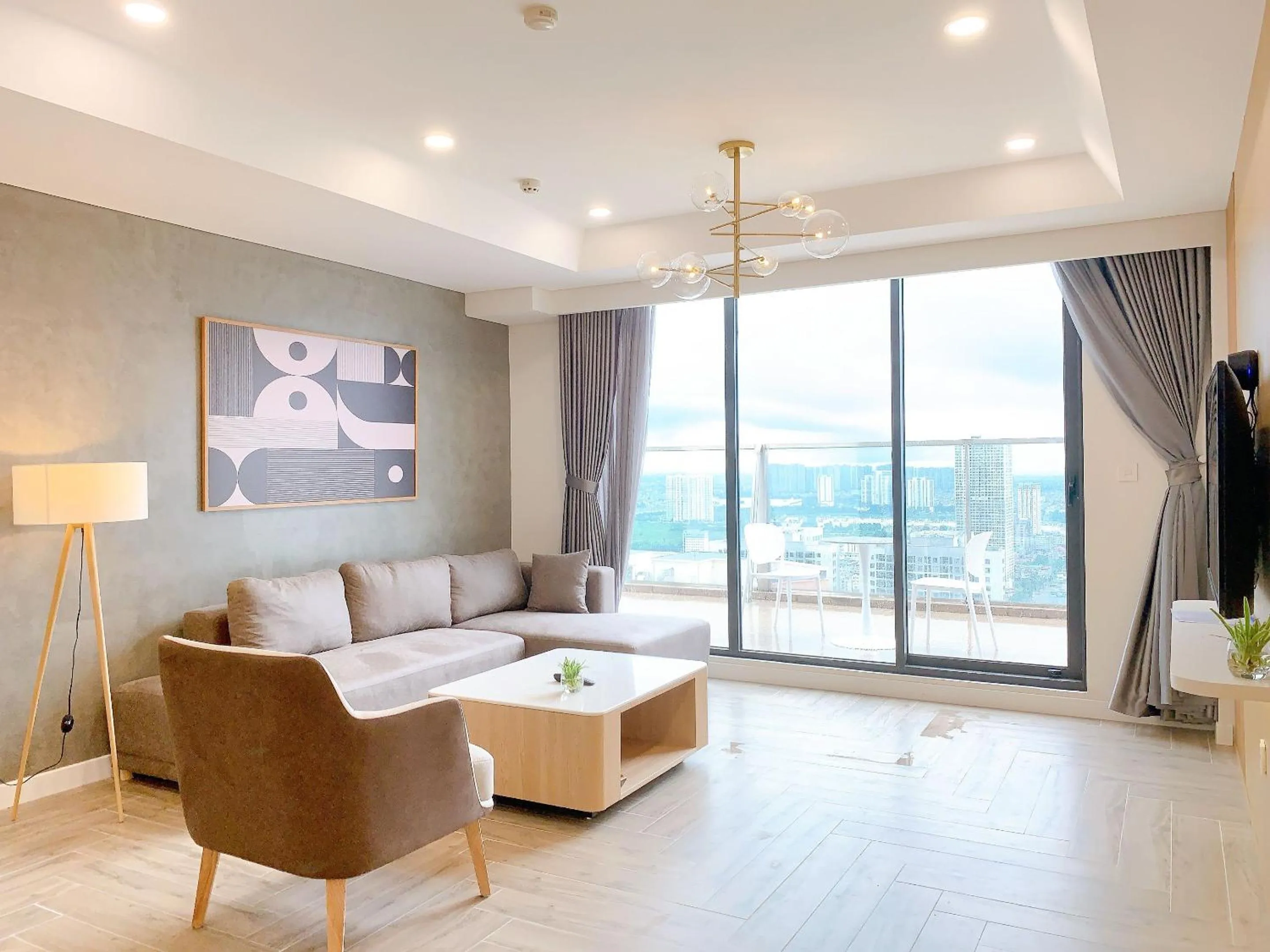 Living room in Ha Tay Millennium Apartments - Free Gym Pool