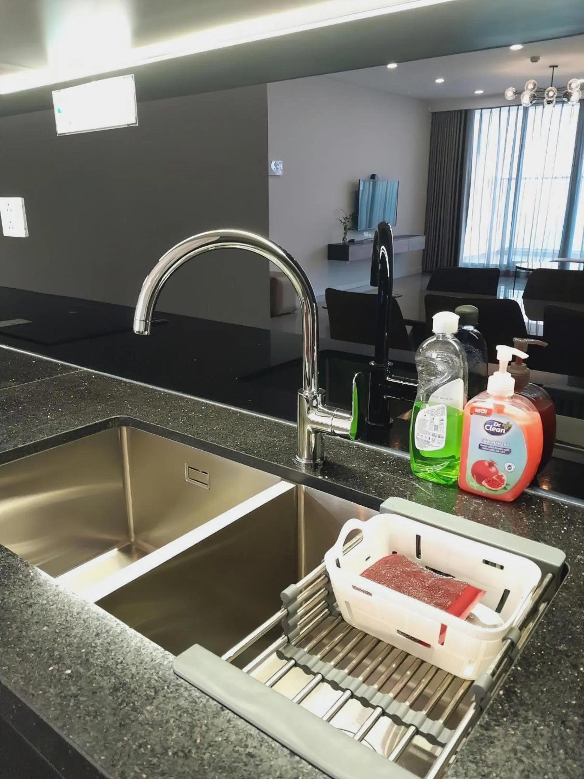 Kitchen or kitchenette in Ha Tay Millennium Apartments - Free Gym Pool