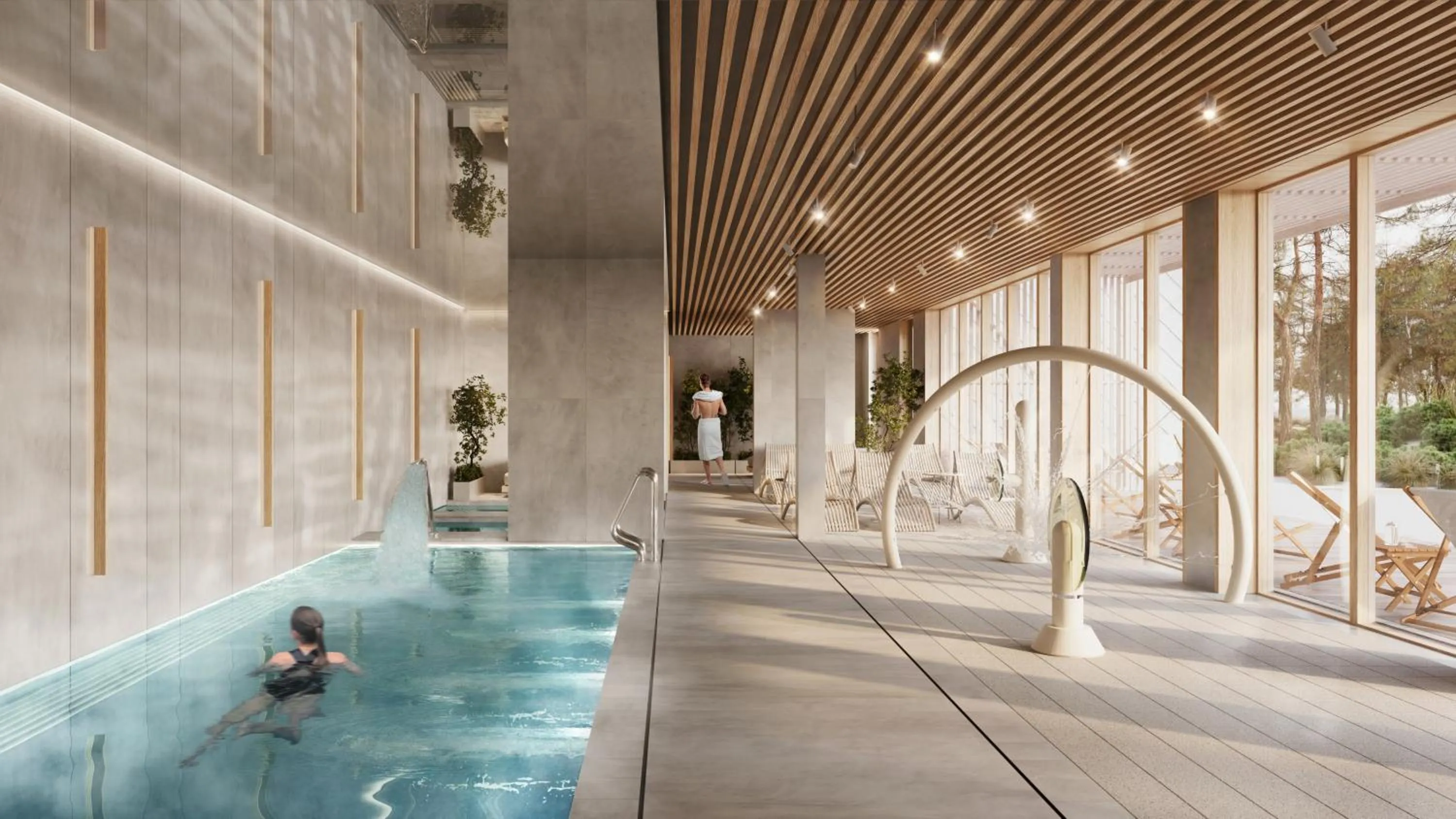 Pool view in Nickel Resort & Wellnest Kołobrzeg - Grzybowo