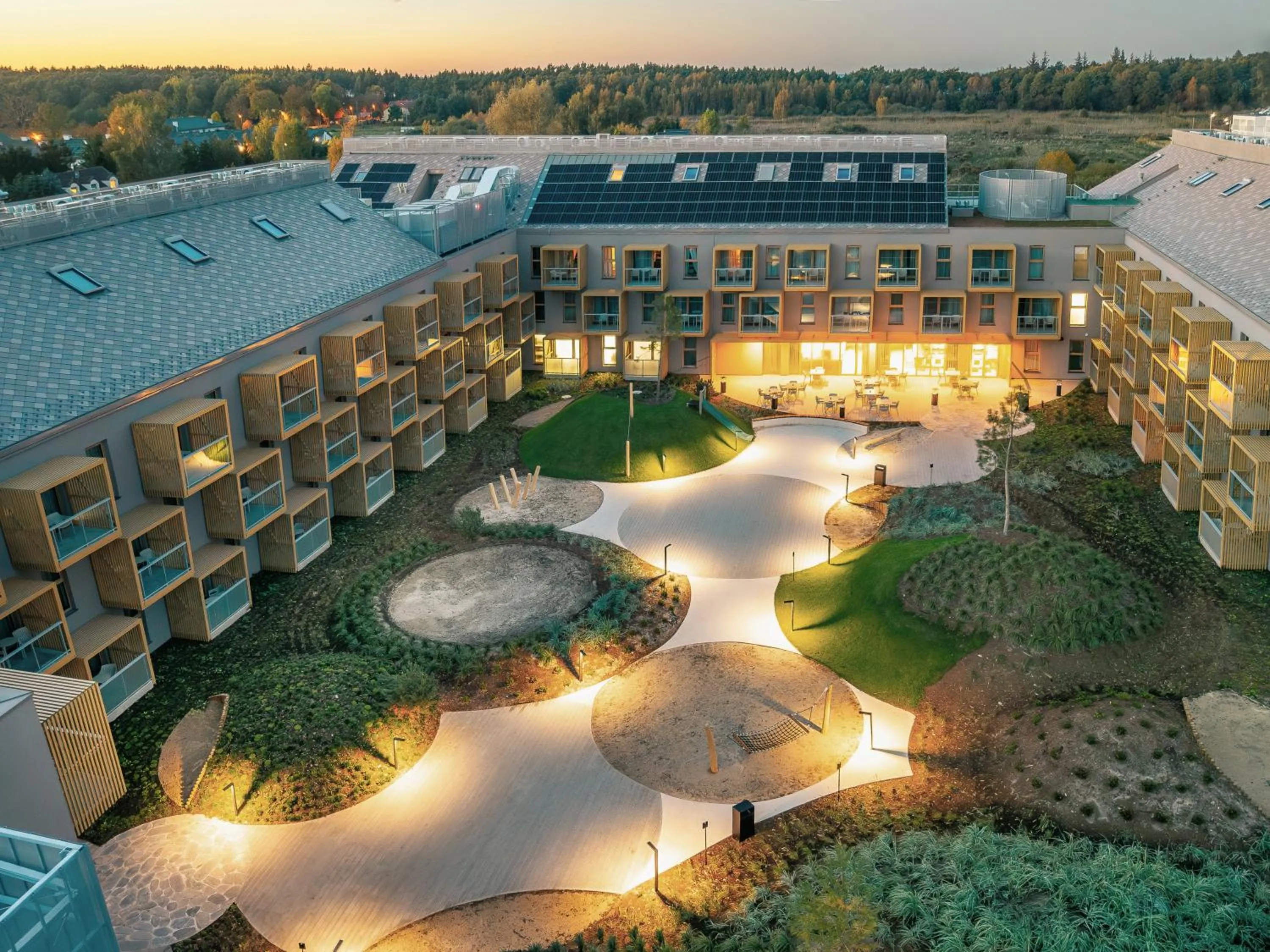 Patio in Nickel Resort & Wellnest Kołobrzeg - Grzybowo