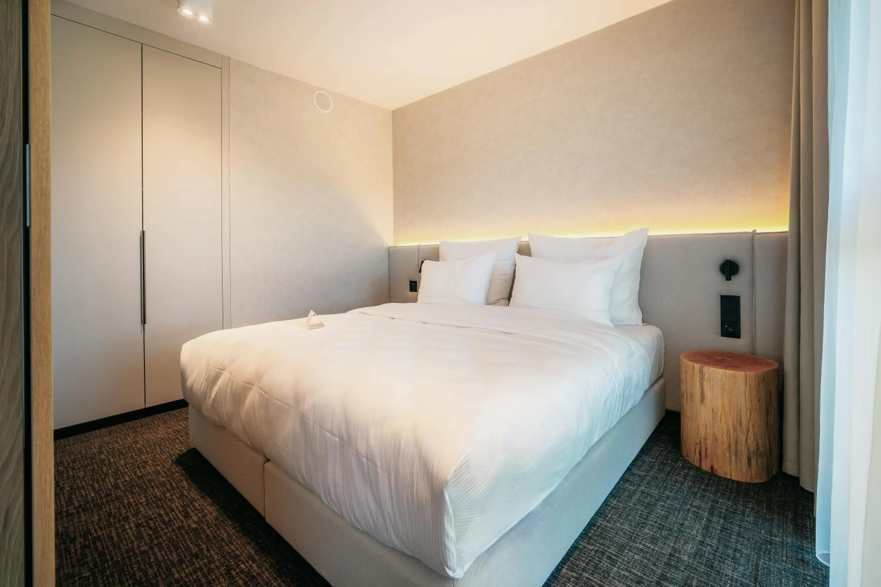 Bedroom, Bed in Nickel Resort & Wellnest Kołobrzeg - Grzybowo
