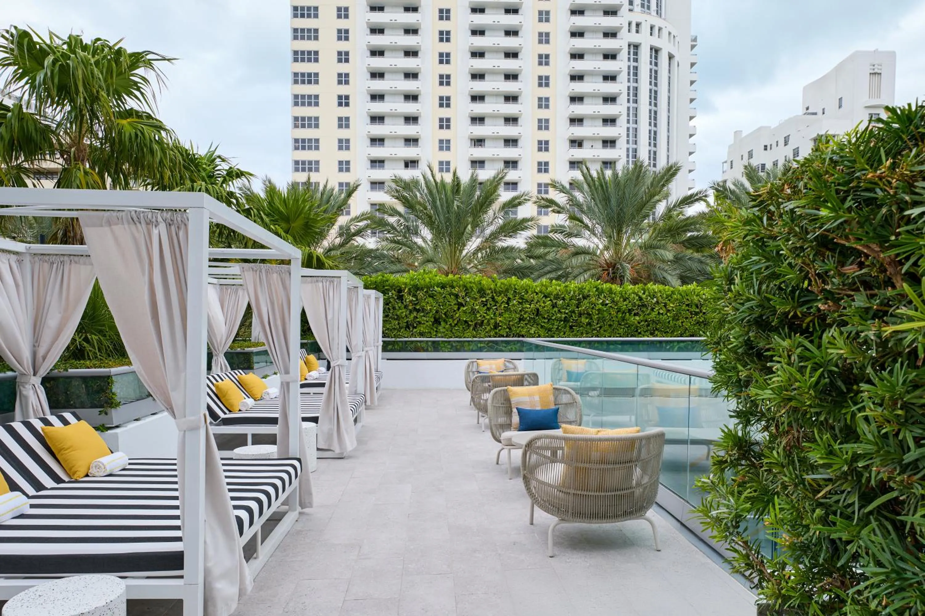 Patio in Hyatt Centric South Beach Miami