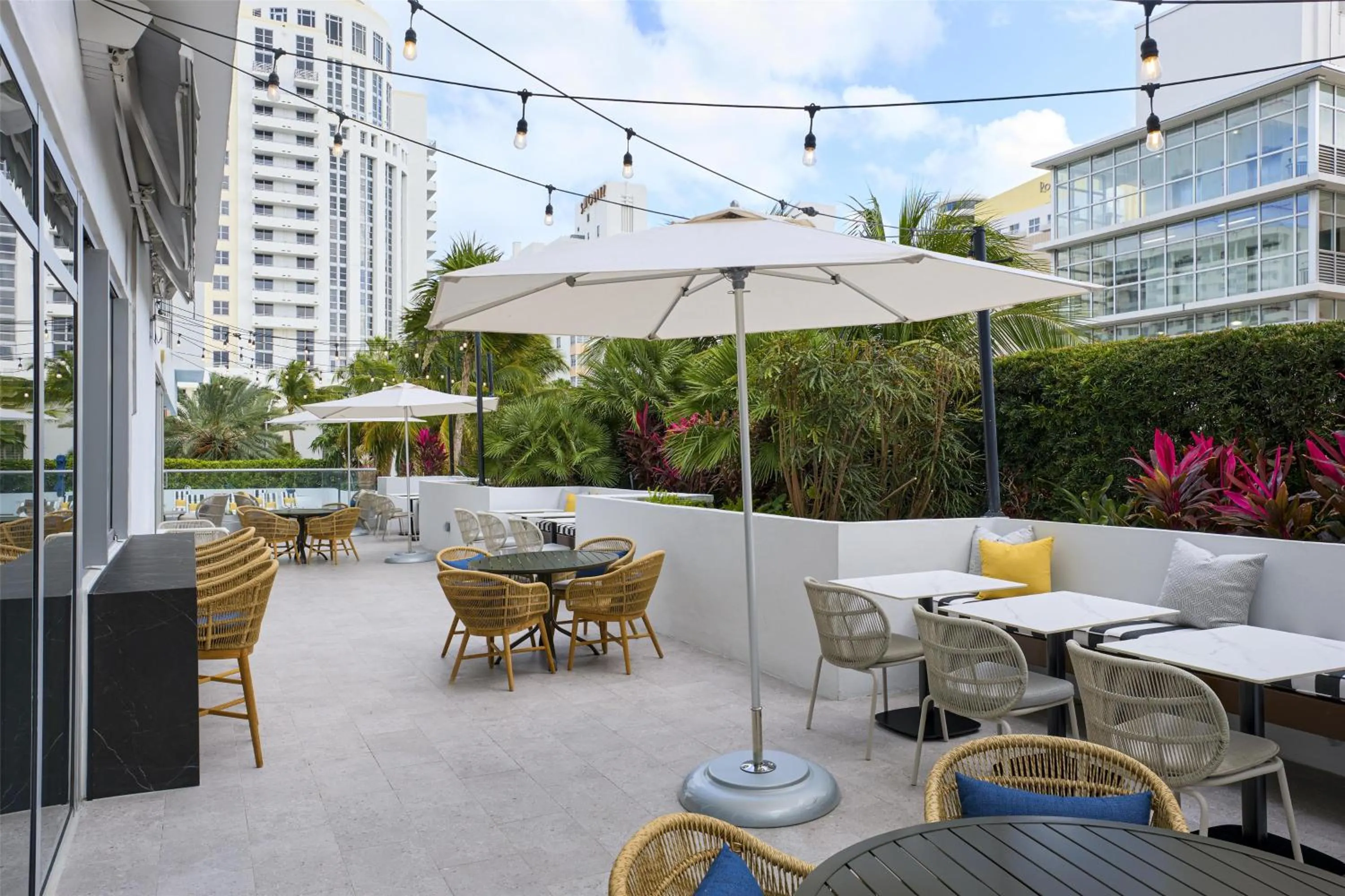 Patio in Hyatt Centric South Beach Miami