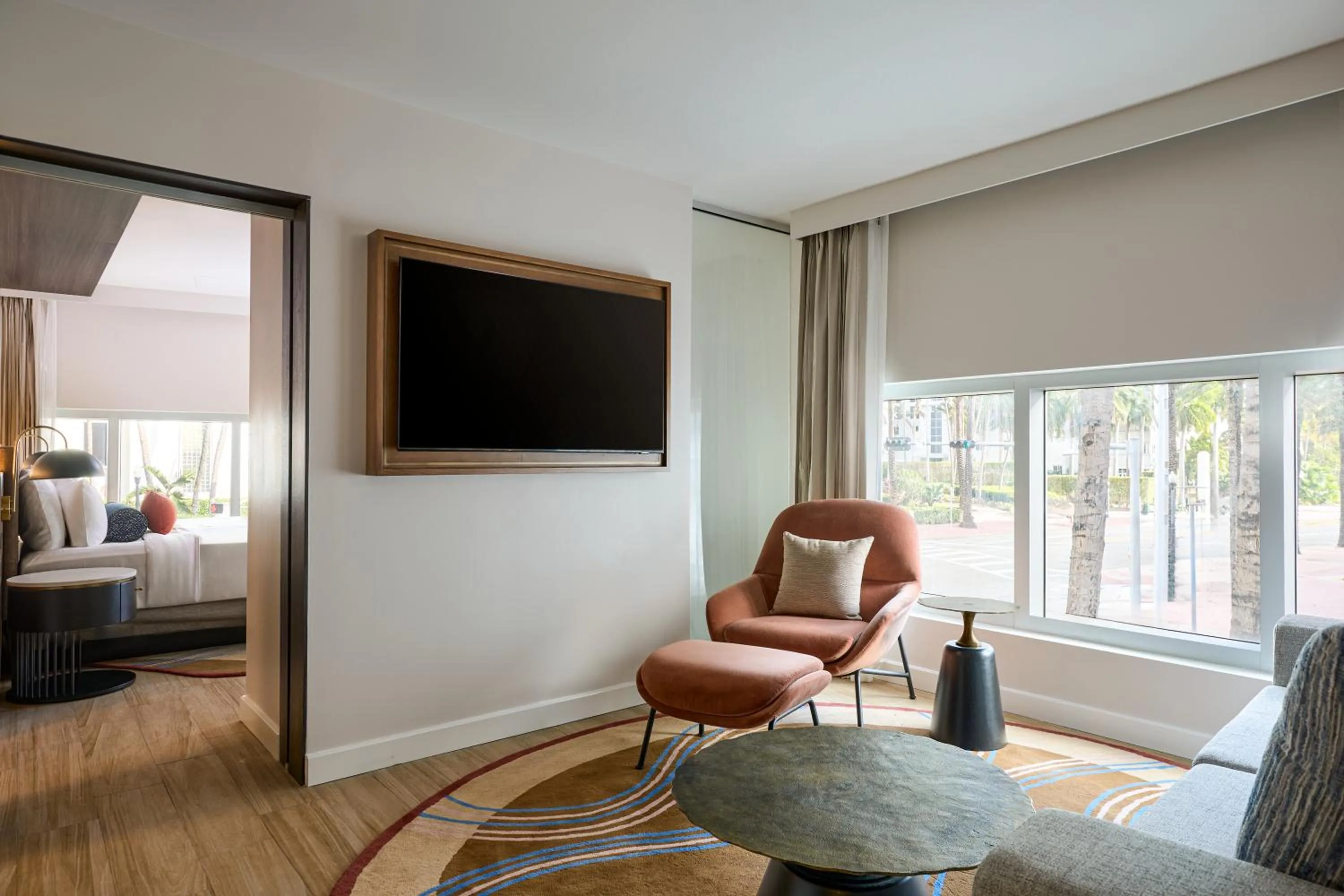 Living room in Hyatt Centric South Beach Miami