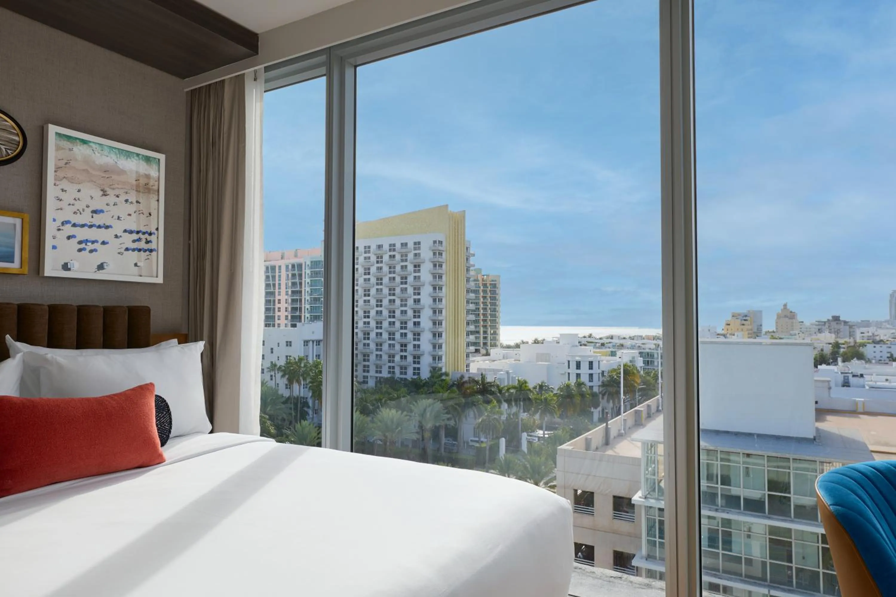 Bed in Hyatt Centric South Beach Miami