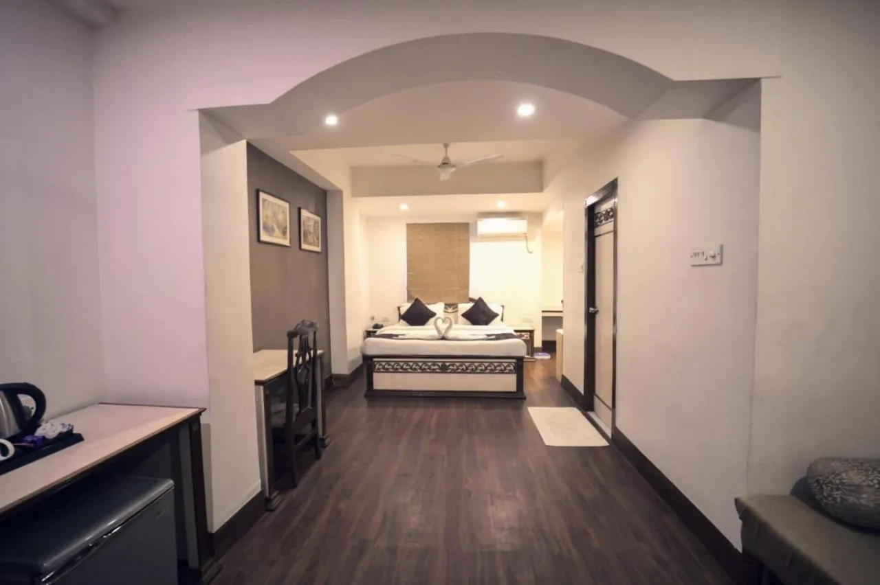 Bed in Hotel Prag Continental