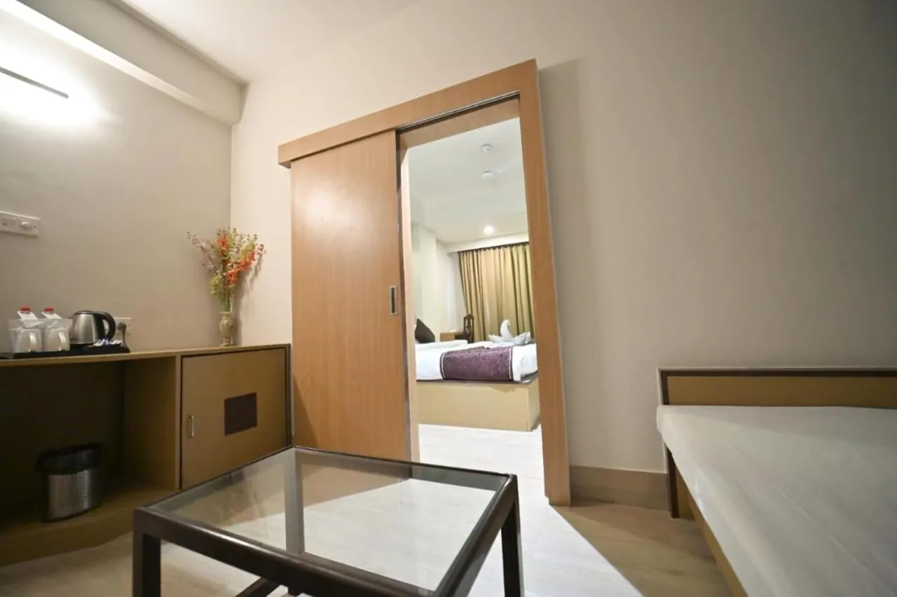 Bed in Hotel Prag Continental