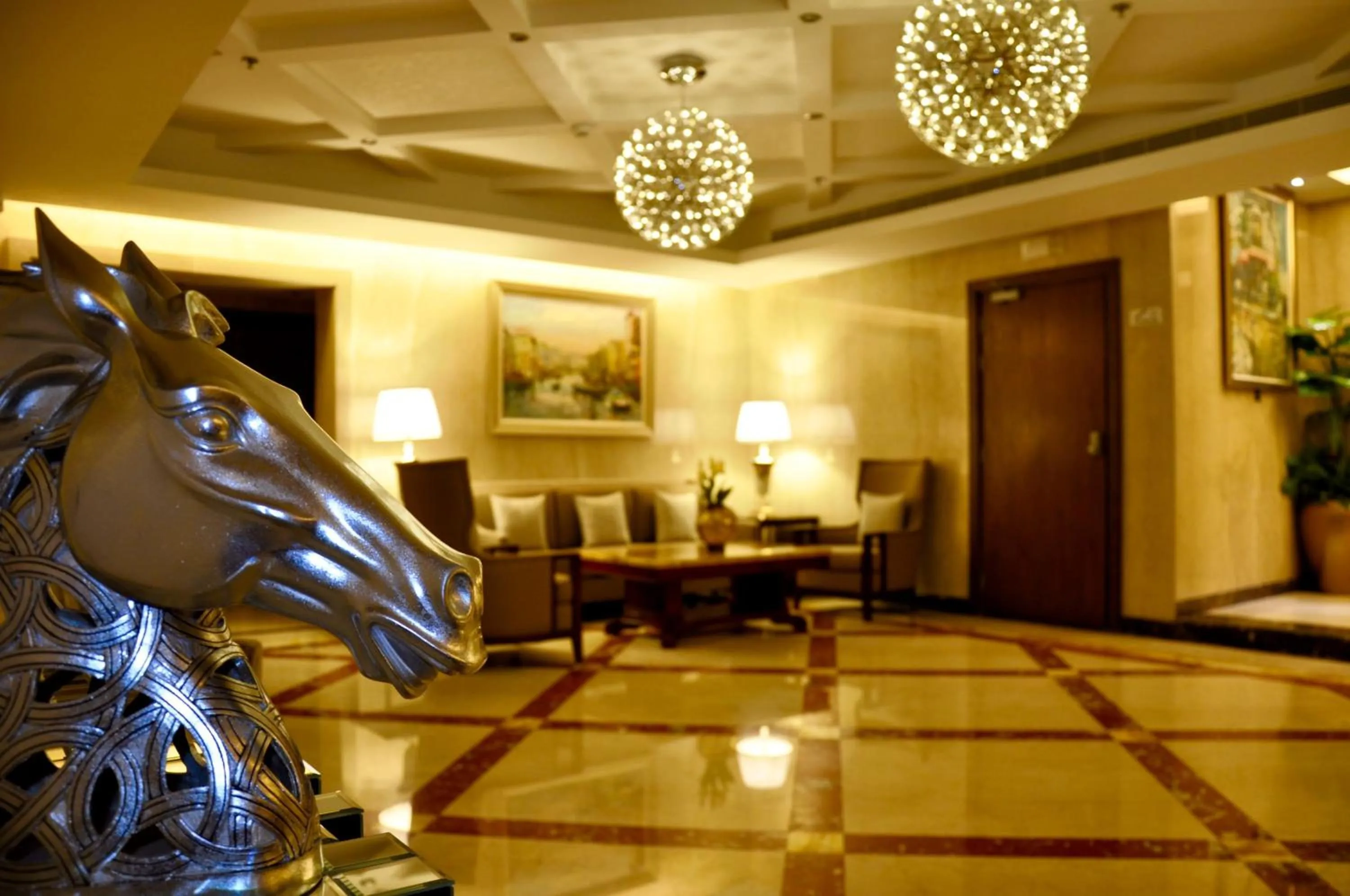 Lobby or reception in Asherij Hotel