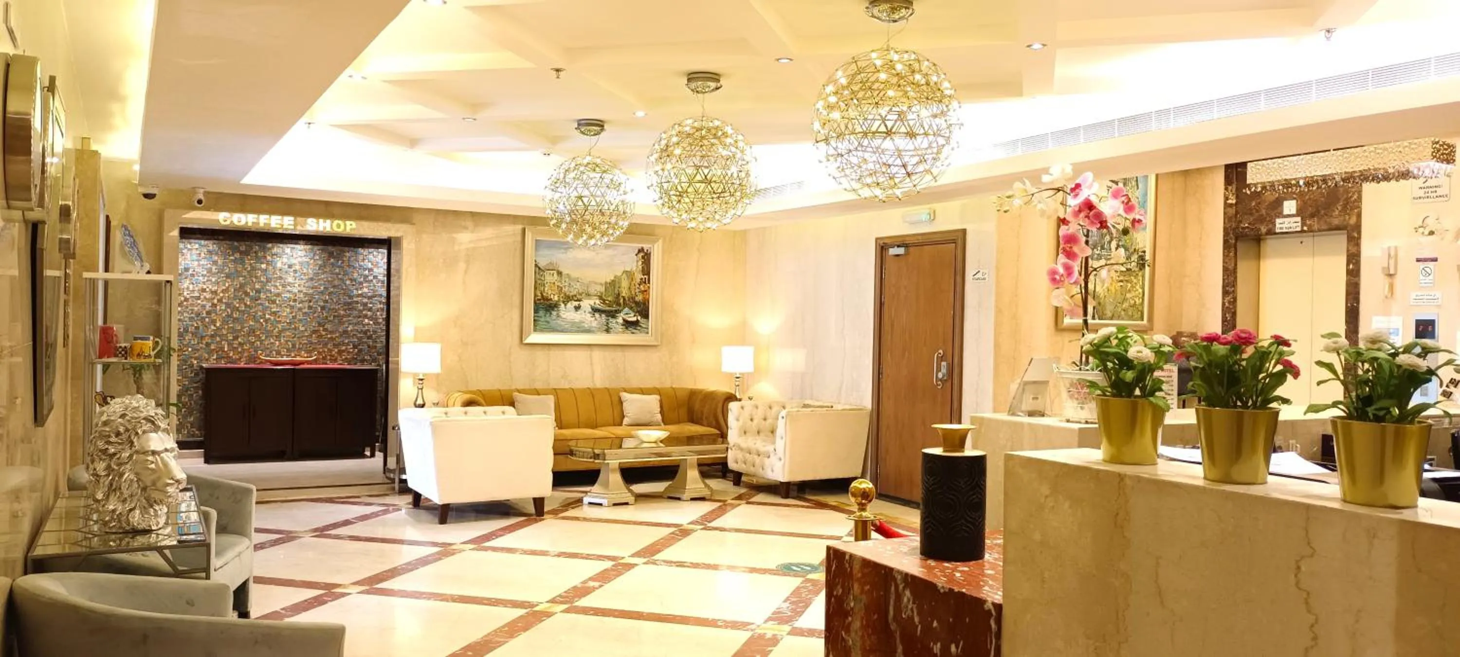 Lobby or reception in Asherij Hotel