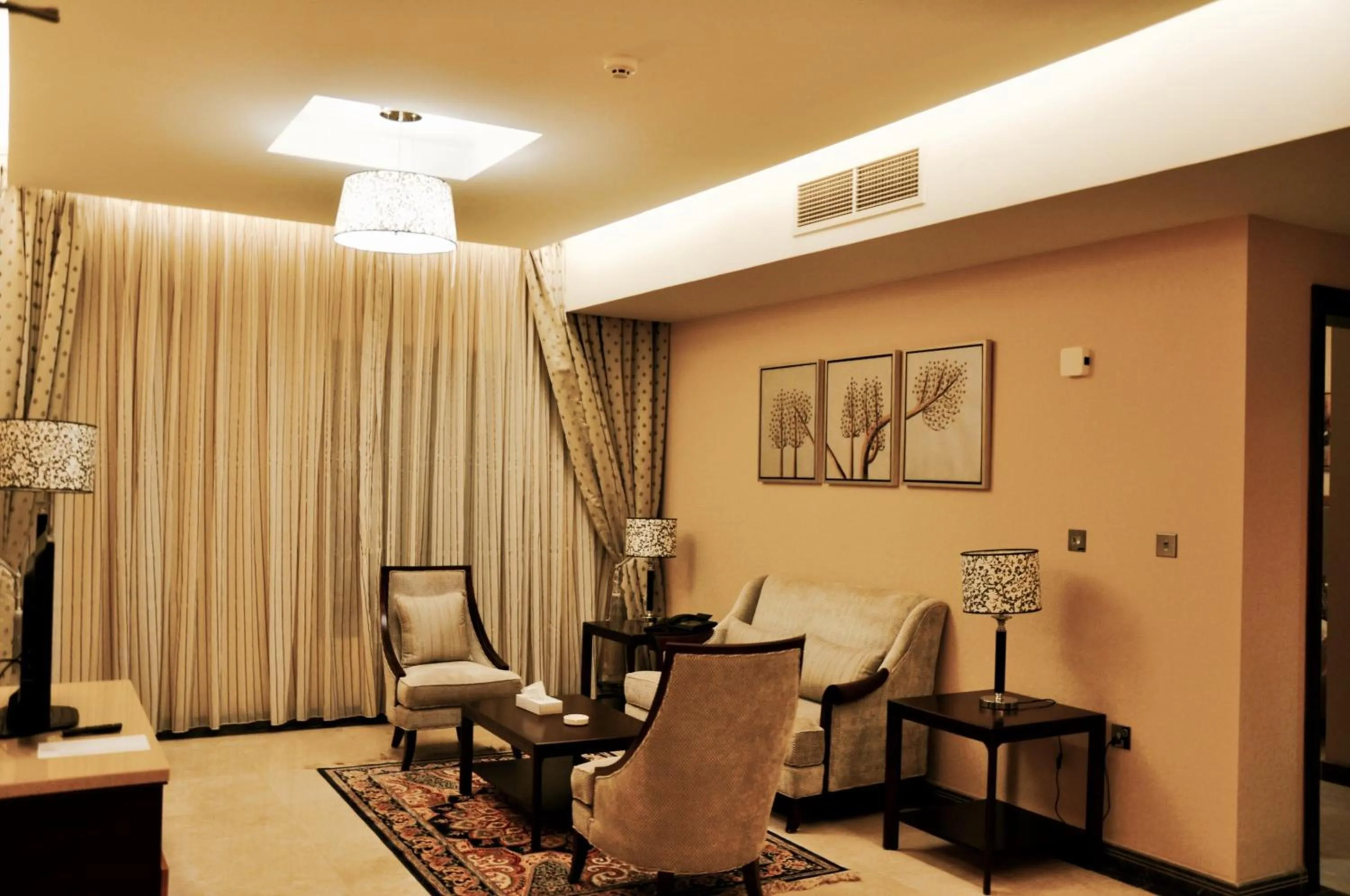 Seating area in Asherij Hotel