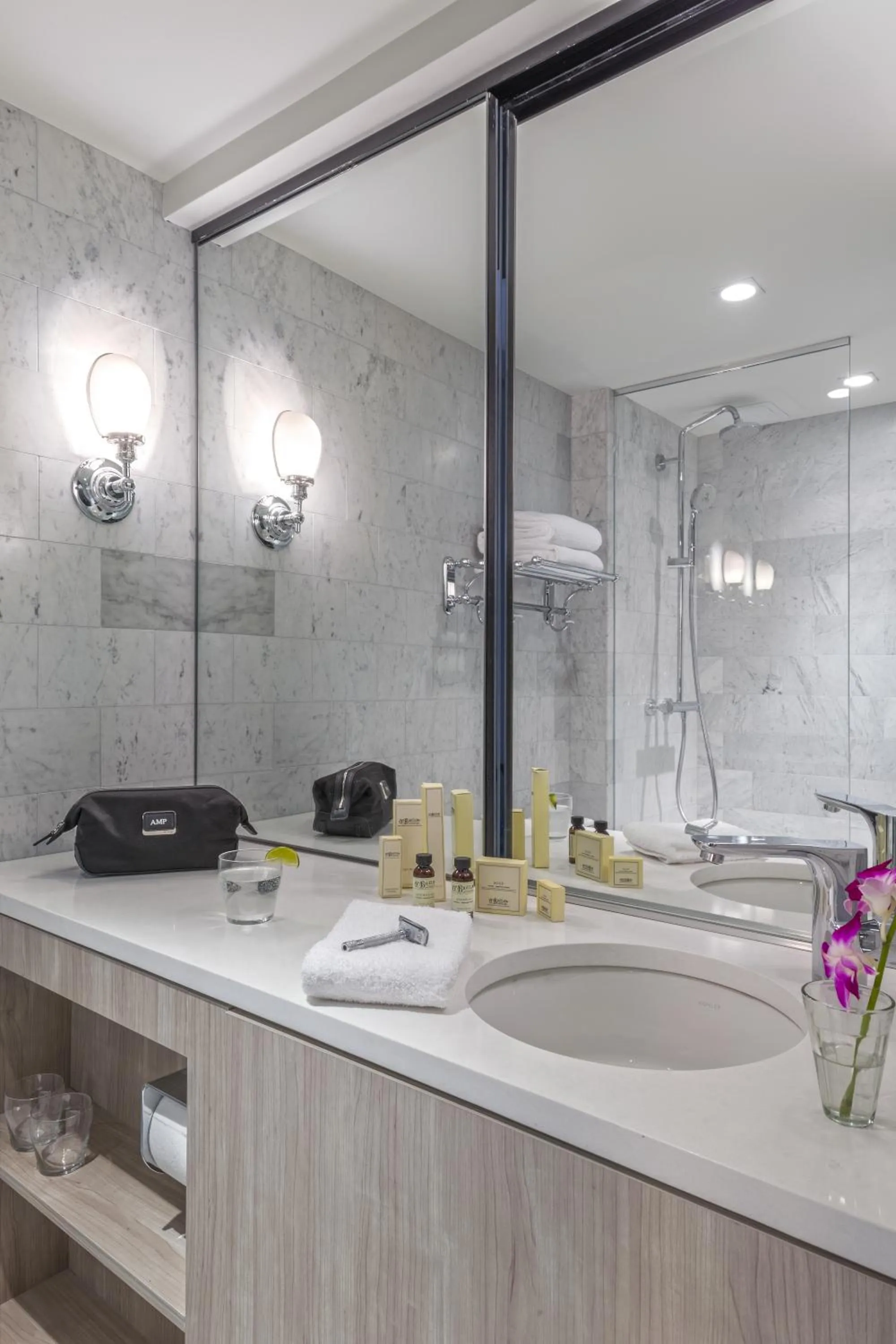 Bathroom in The Tillary Hotel Brooklyn